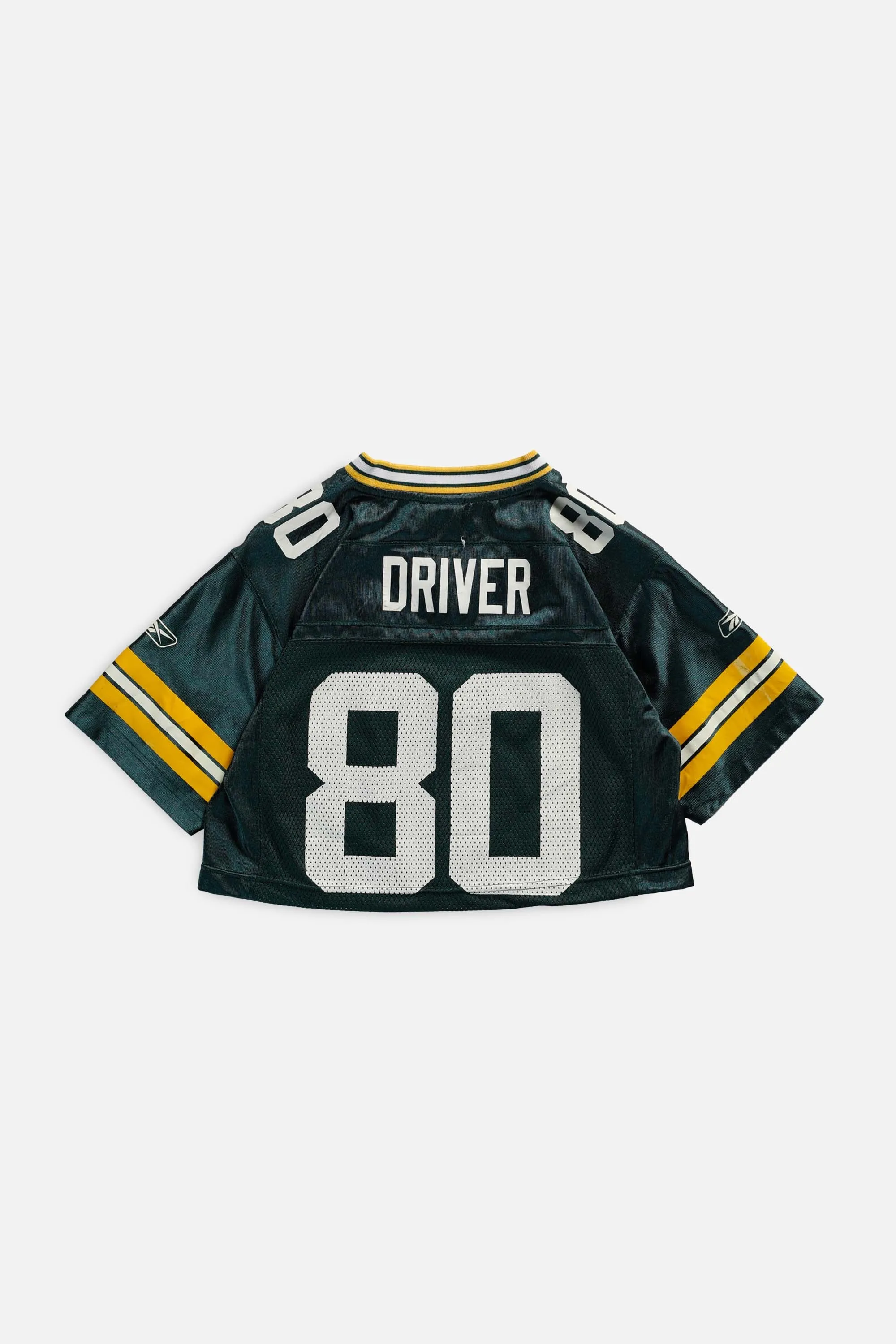 Rework Green Bay Packers Crop NFL Jersey - XS