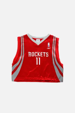 Rework Houston Rockets NBA Crop Jersey - L