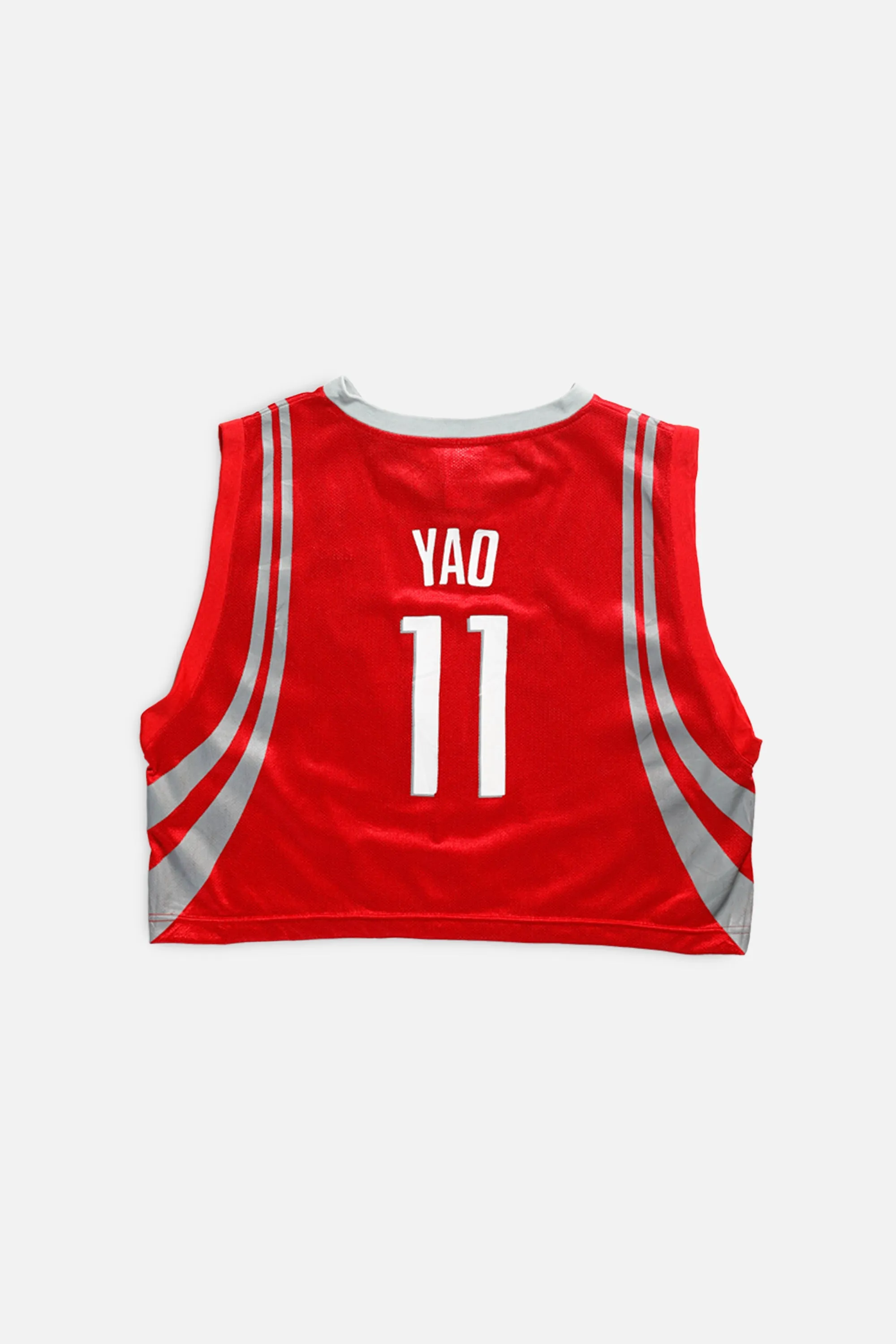 Rework Houston Rockets NBA Crop Jersey - L
