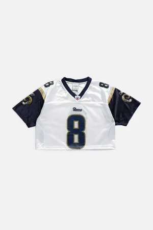 Rework LA Rams Crop NFL Jersey - M