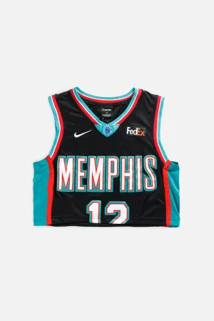 Rework Memphis Grizzlies NBA Crop Jersey - S