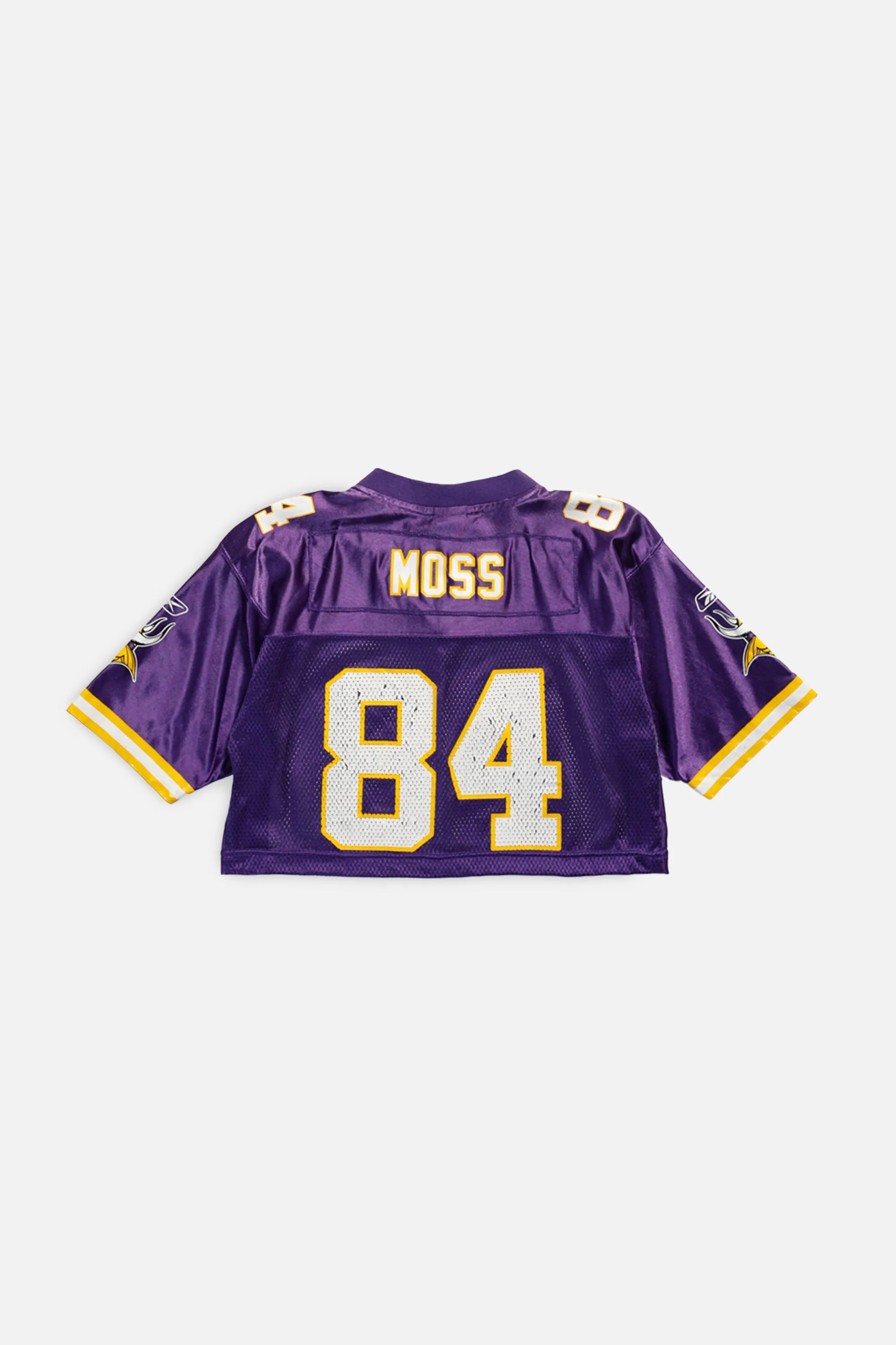 Rework Minnesota Vikings Crop NFL Jersey - S