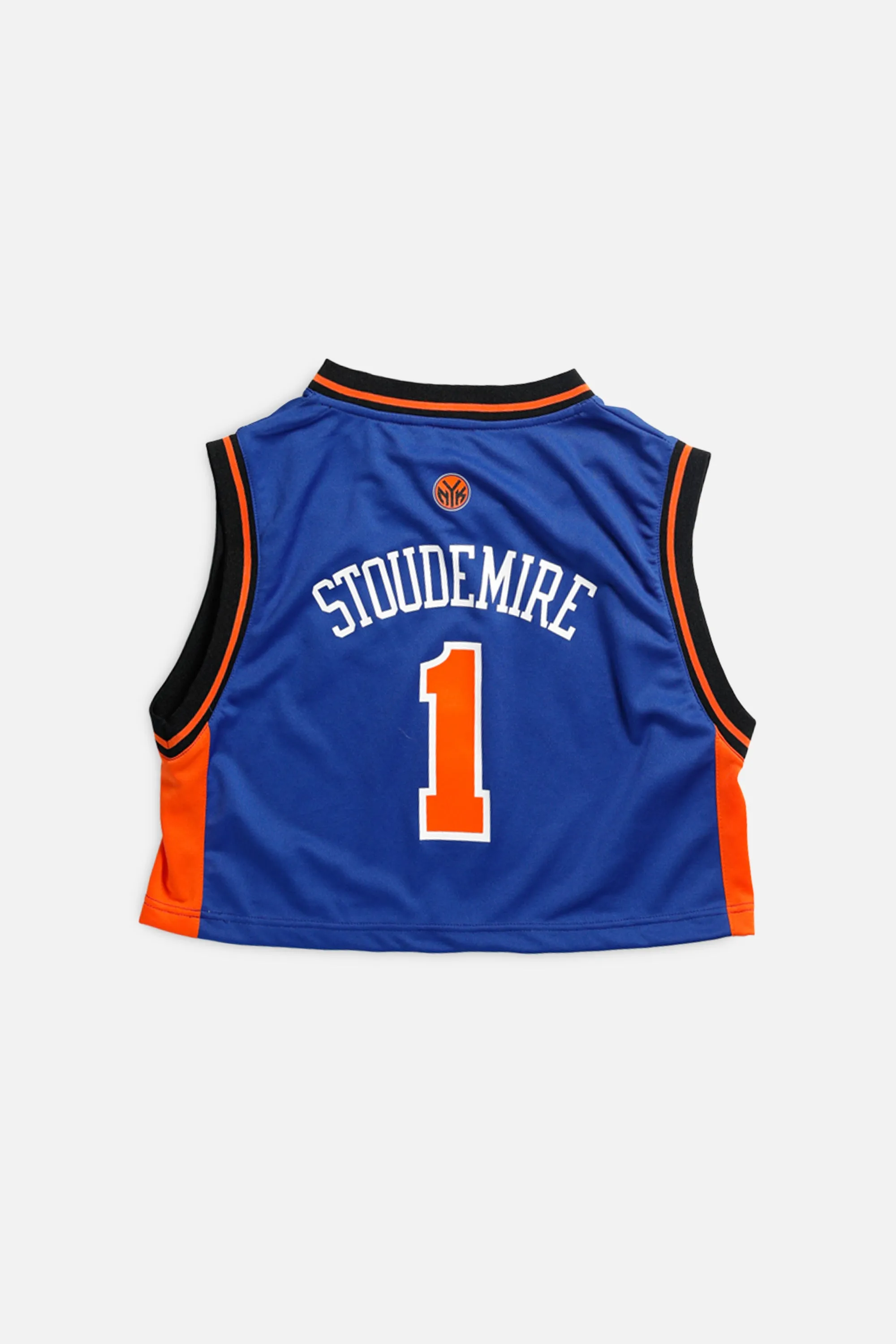 Rework New York Knicks NBA Crop Jersey - M