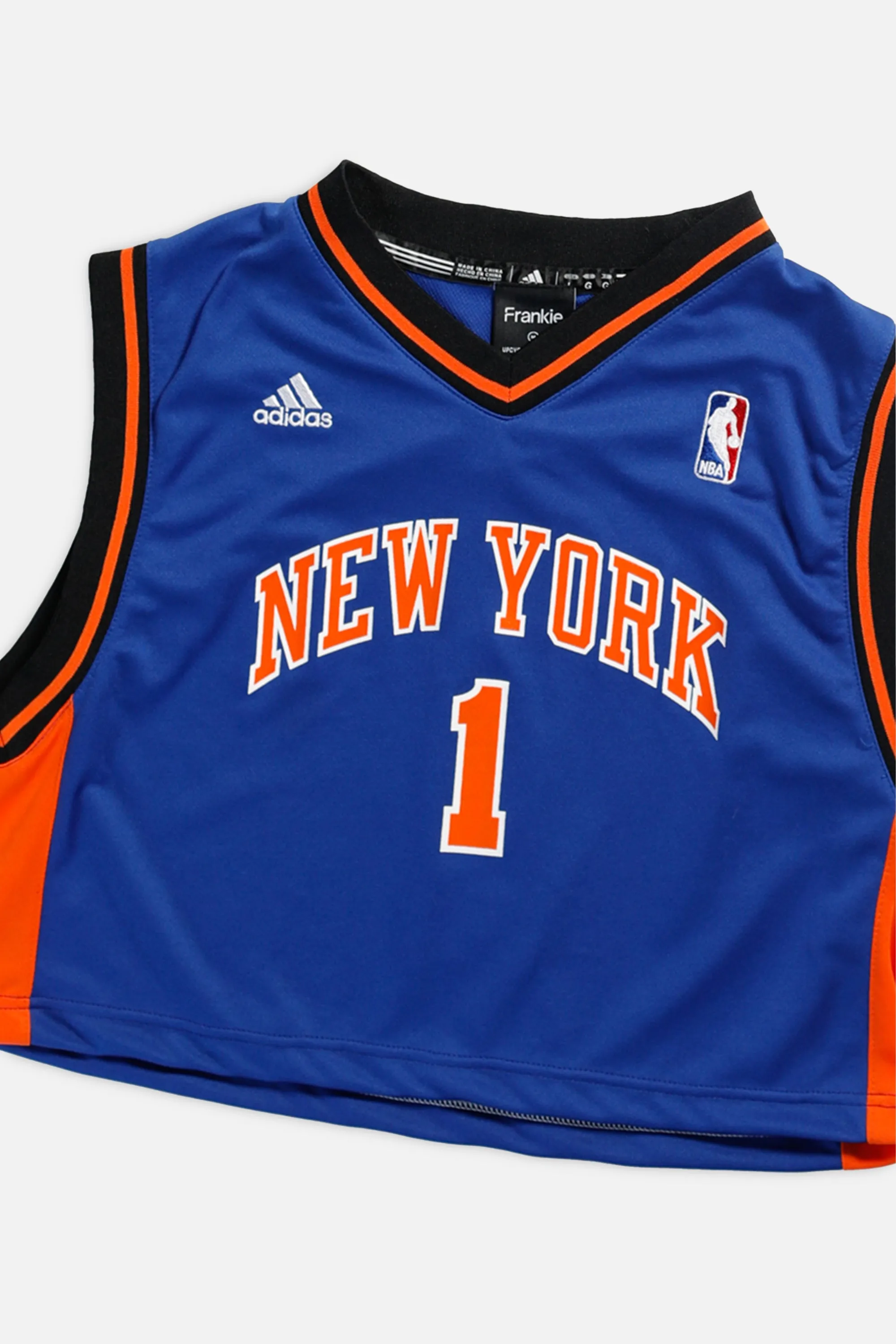 Rework New York Knicks NBA Crop Jersey - M