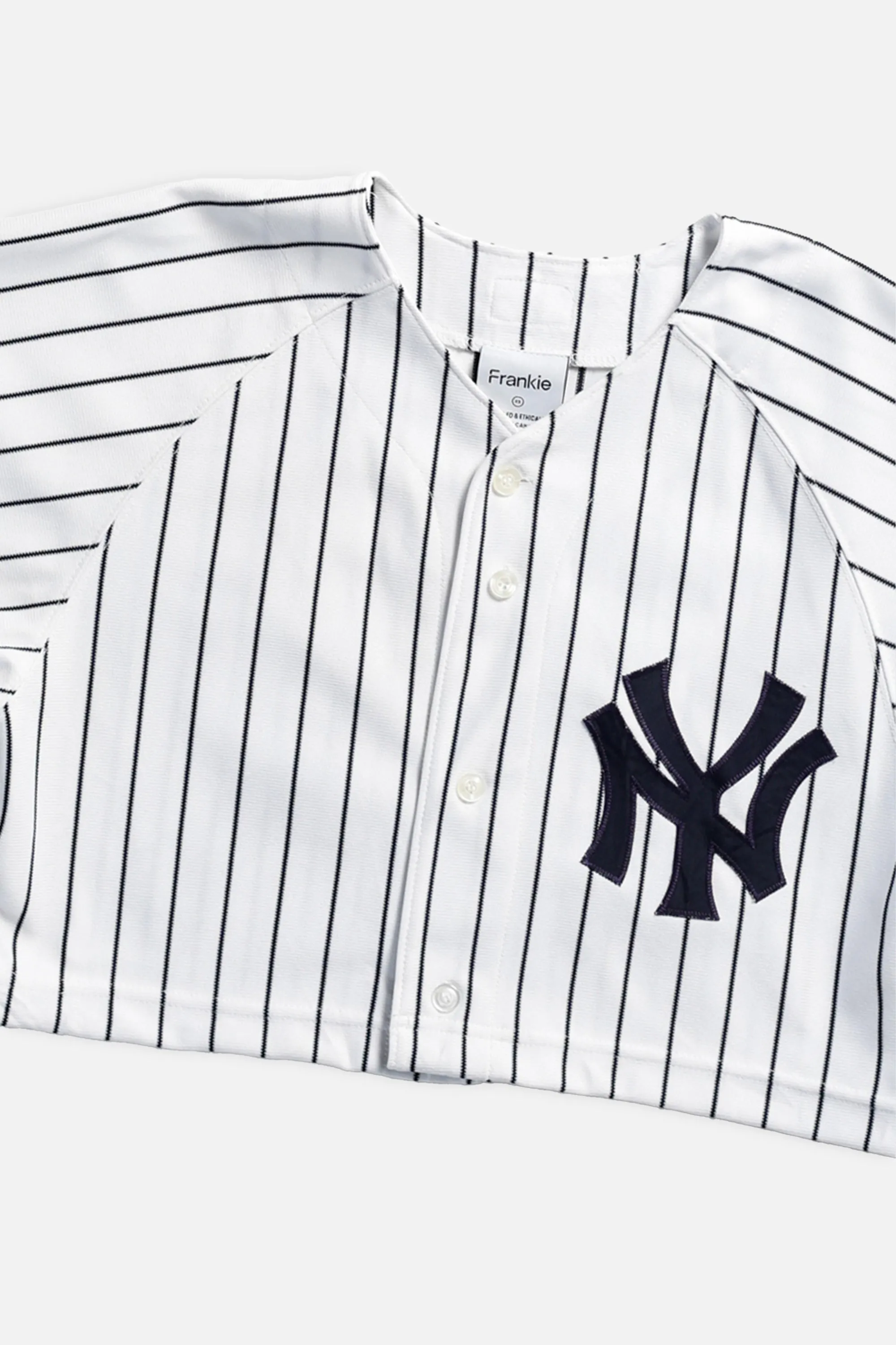 Rework New York Yankees MLB Crop Jersey - XS