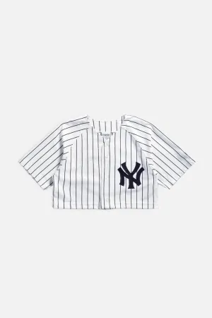 Rework New York Yankees MLB Crop Jersey - XS
