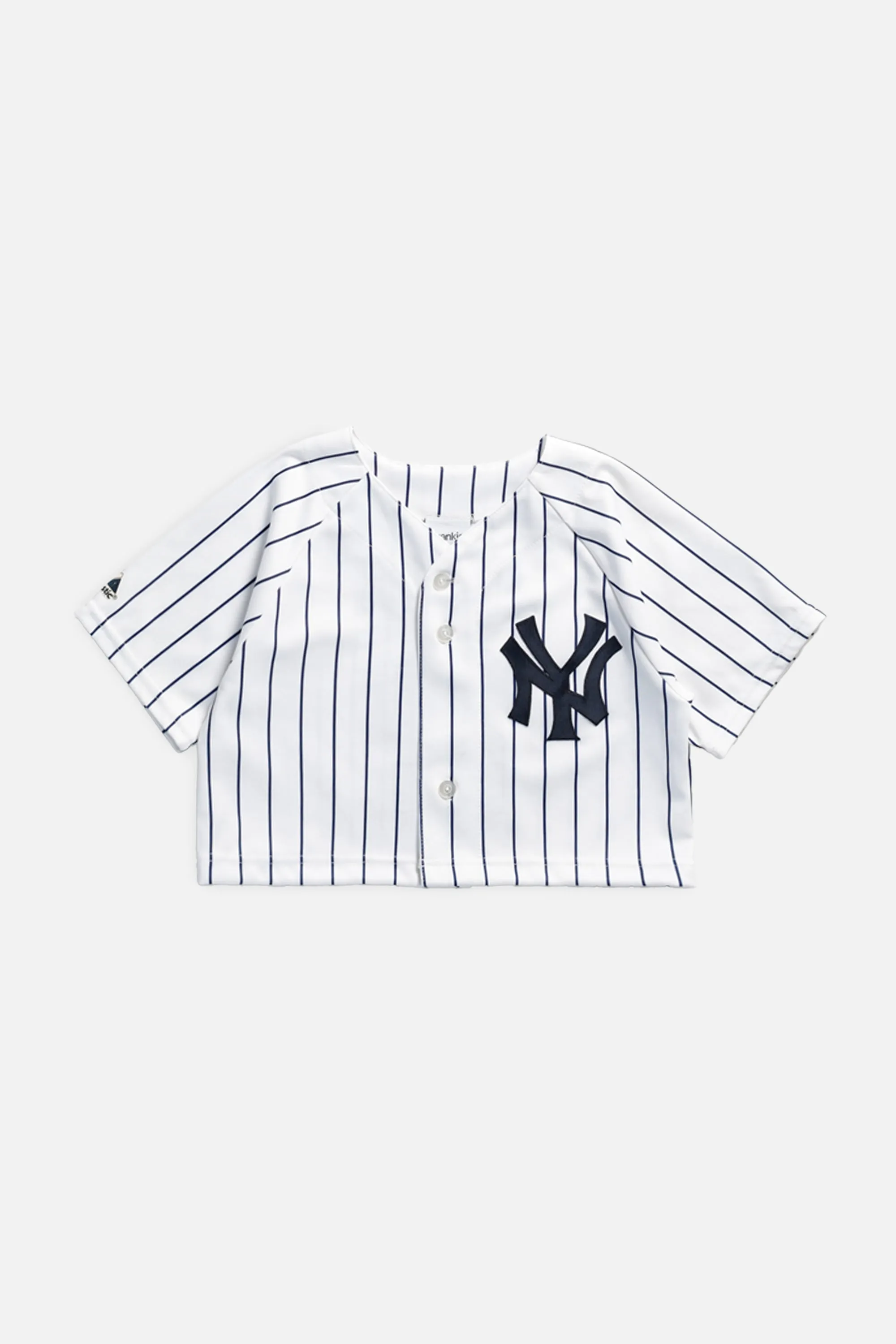 Rework New York Yankees MLB Crop Jersey - XS