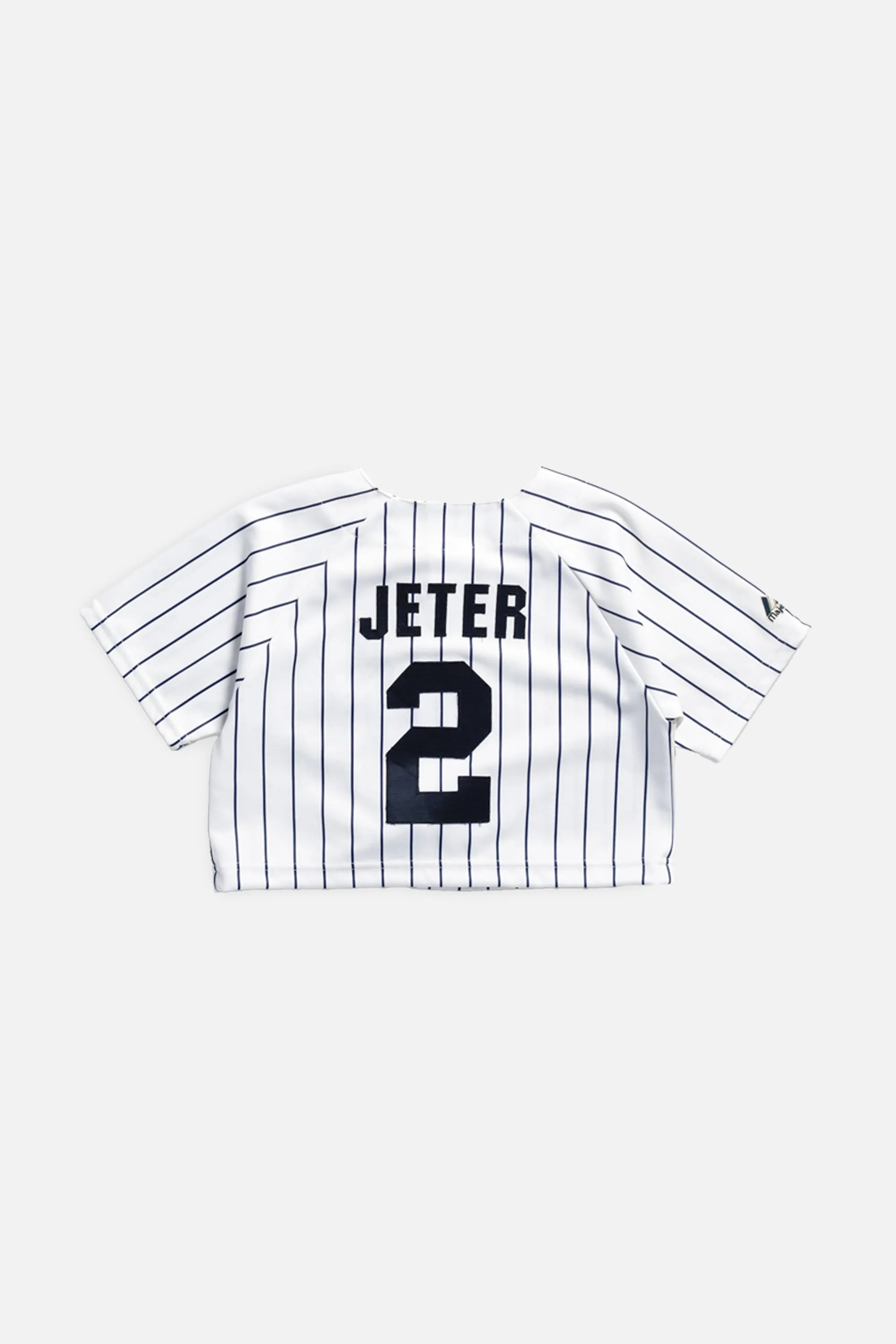 Rework New York Yankees MLB Crop Jersey - XS