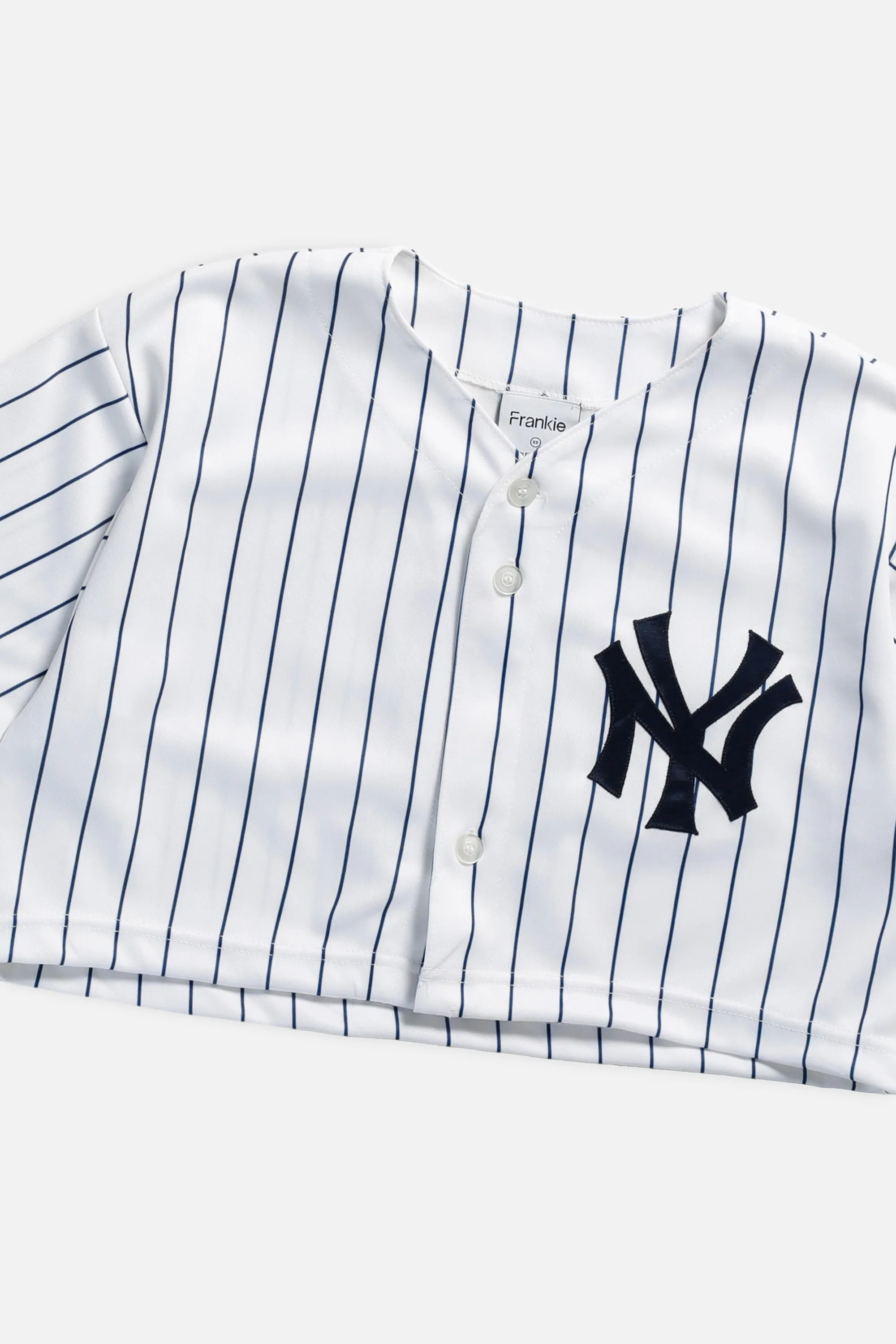 Rework New York Yankees MLB Crop Jersey - XS