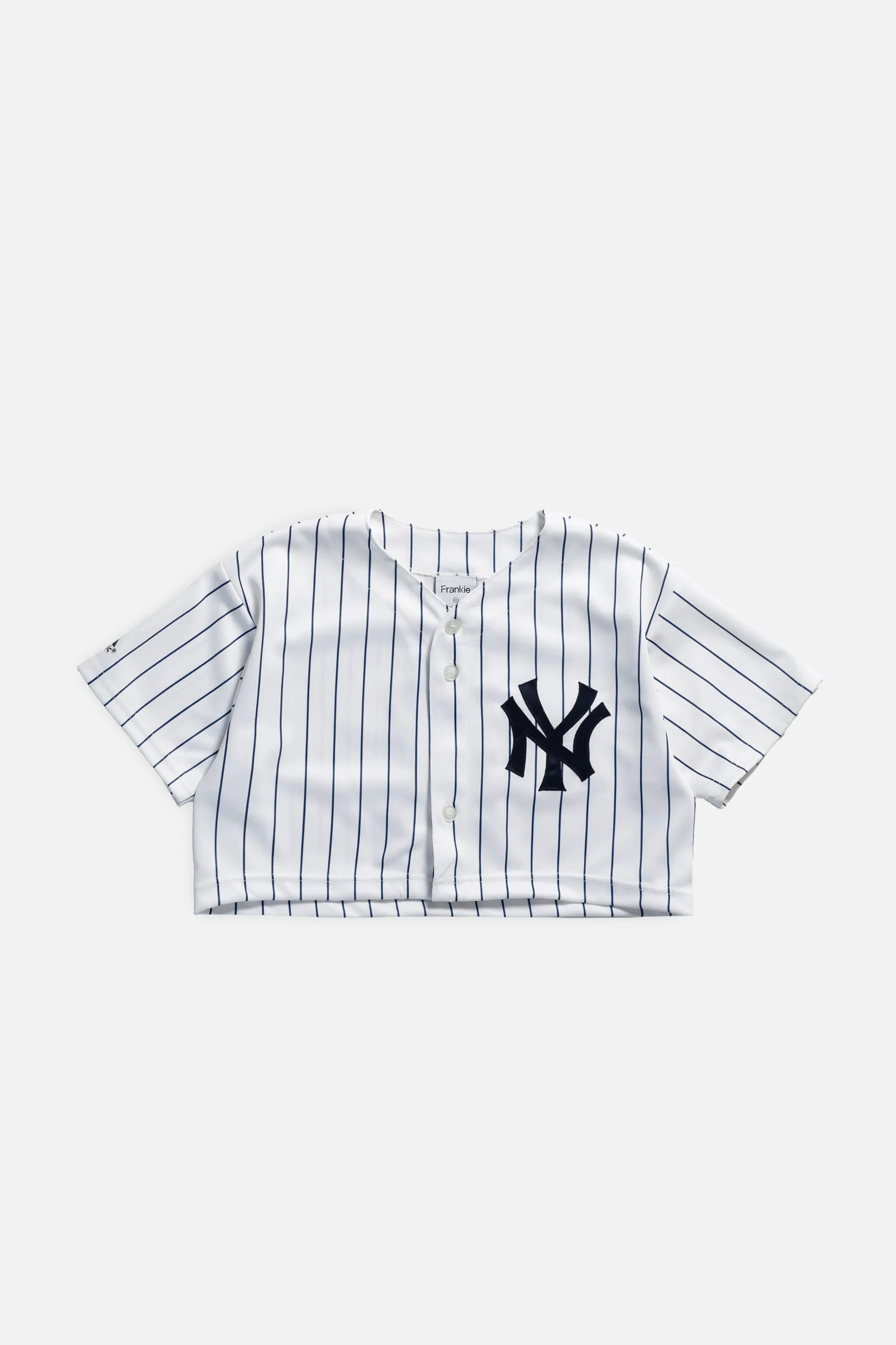 Rework New York Yankees MLB Crop Jersey - XS