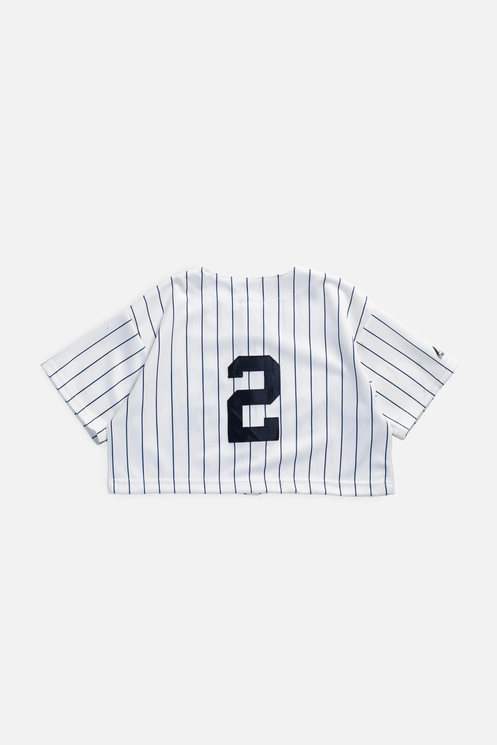 Rework New York Yankees MLB Crop Jersey - XS