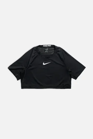 Rework Nike Crop Athletic Tee - S