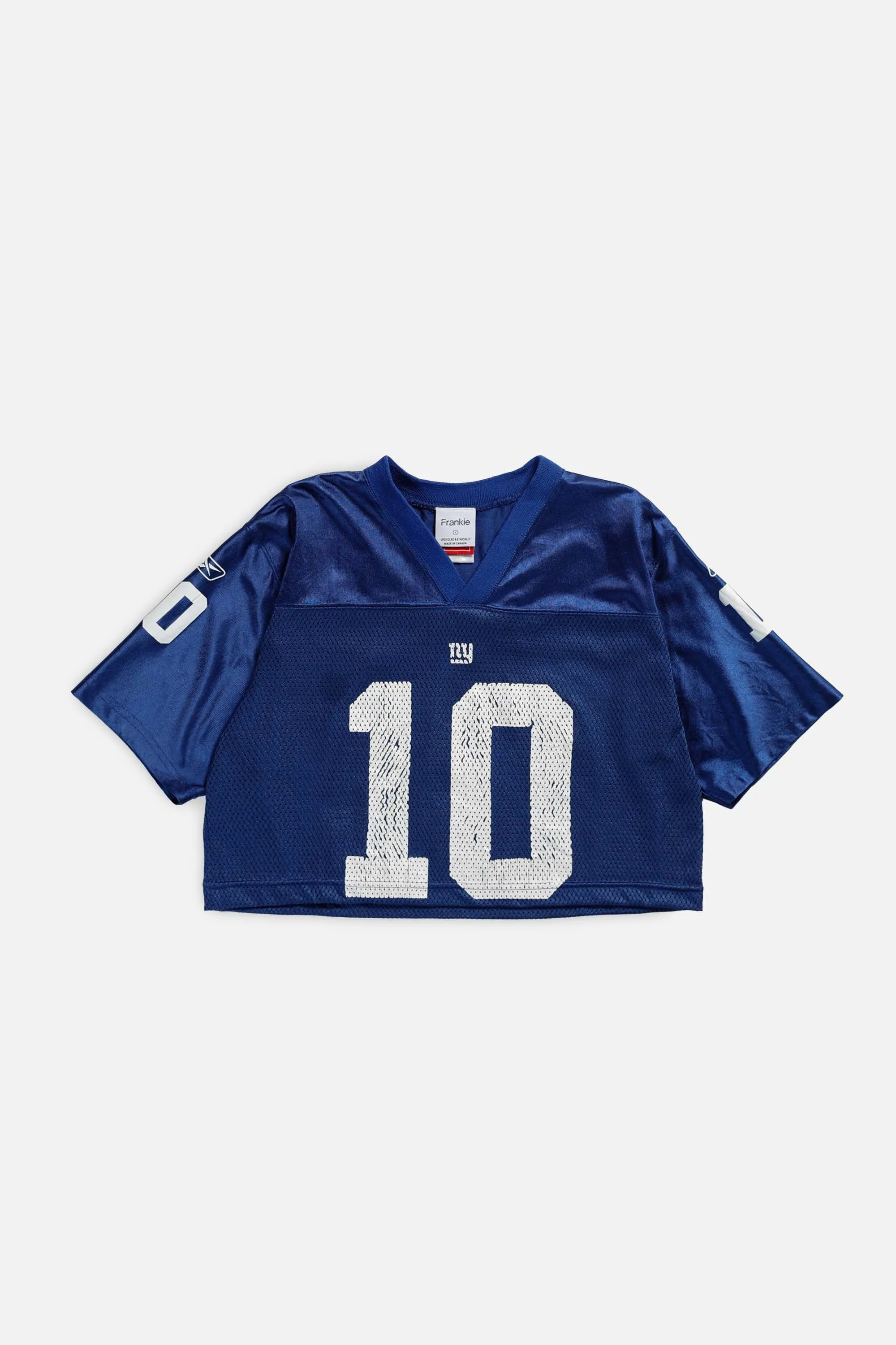 Rework NY Giants Crop NFL Jersey - S