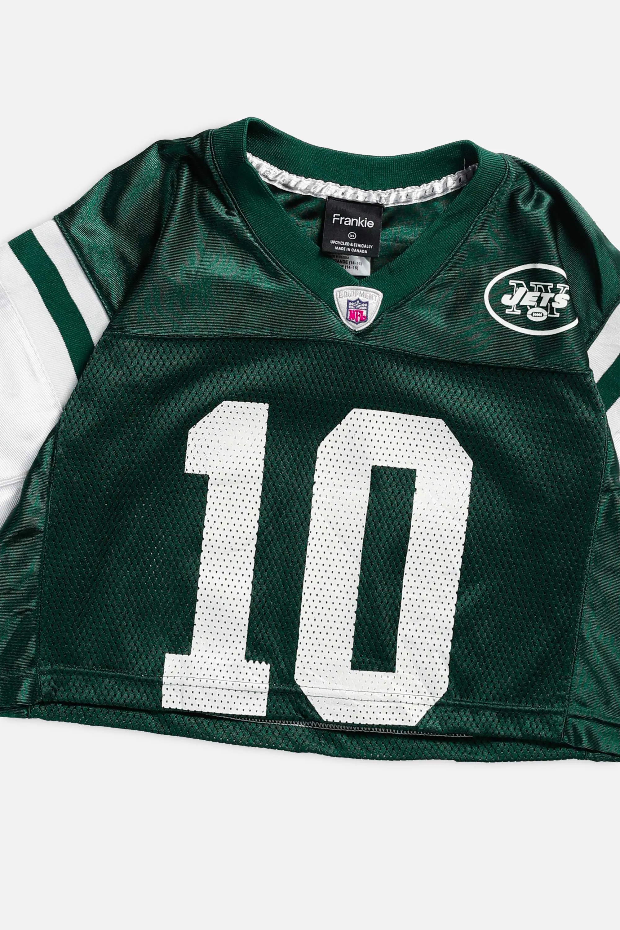 Rework NY Jets Crop NFL Jersey - XS