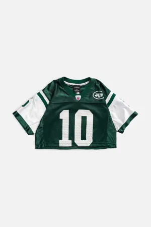 Rework NY Jets Crop NFL Jersey - XS