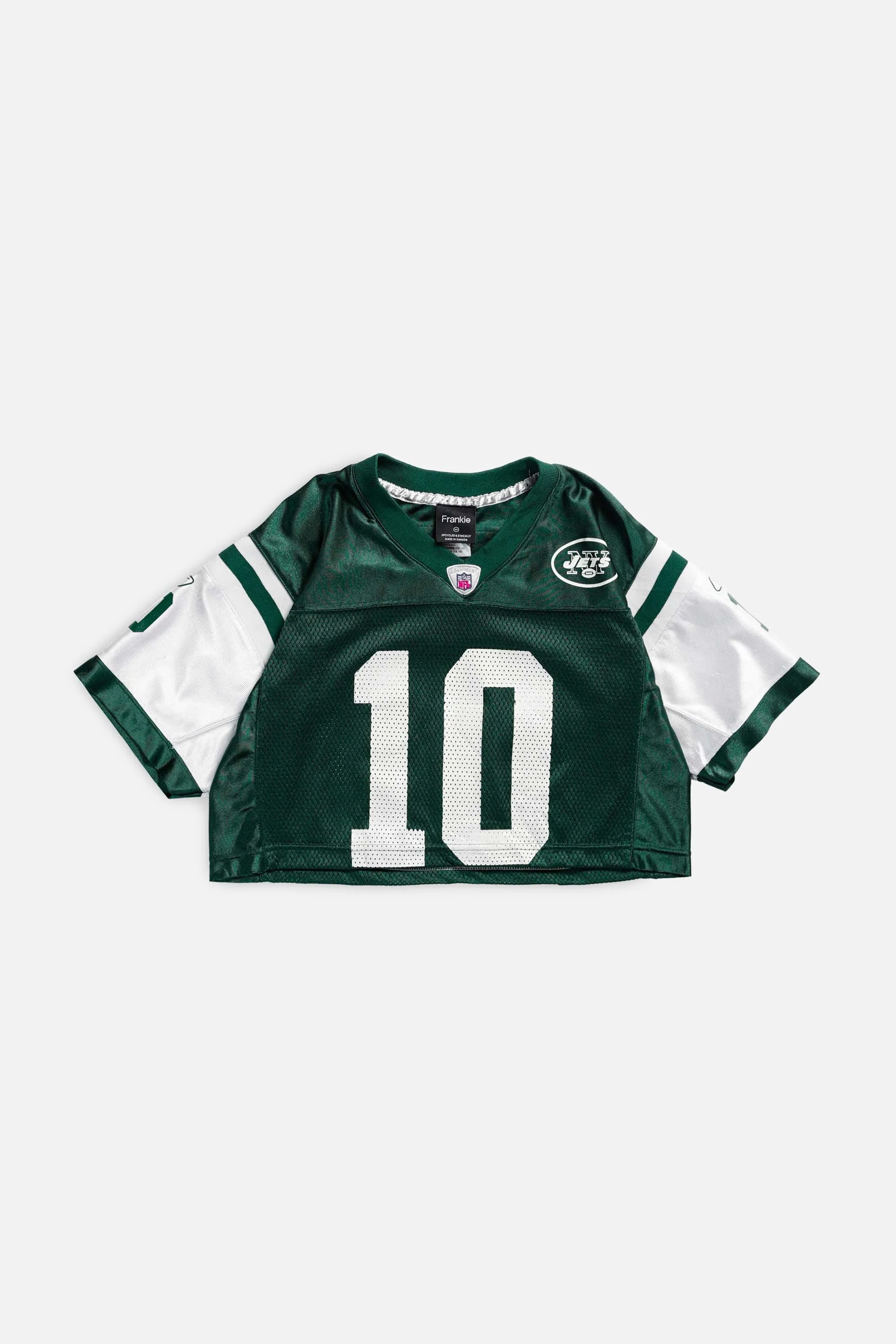 Rework NY Jets Crop NFL Jersey - XS