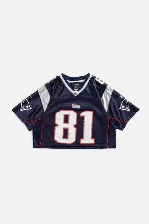 Rework Patriots Crop NFL Jersey - S