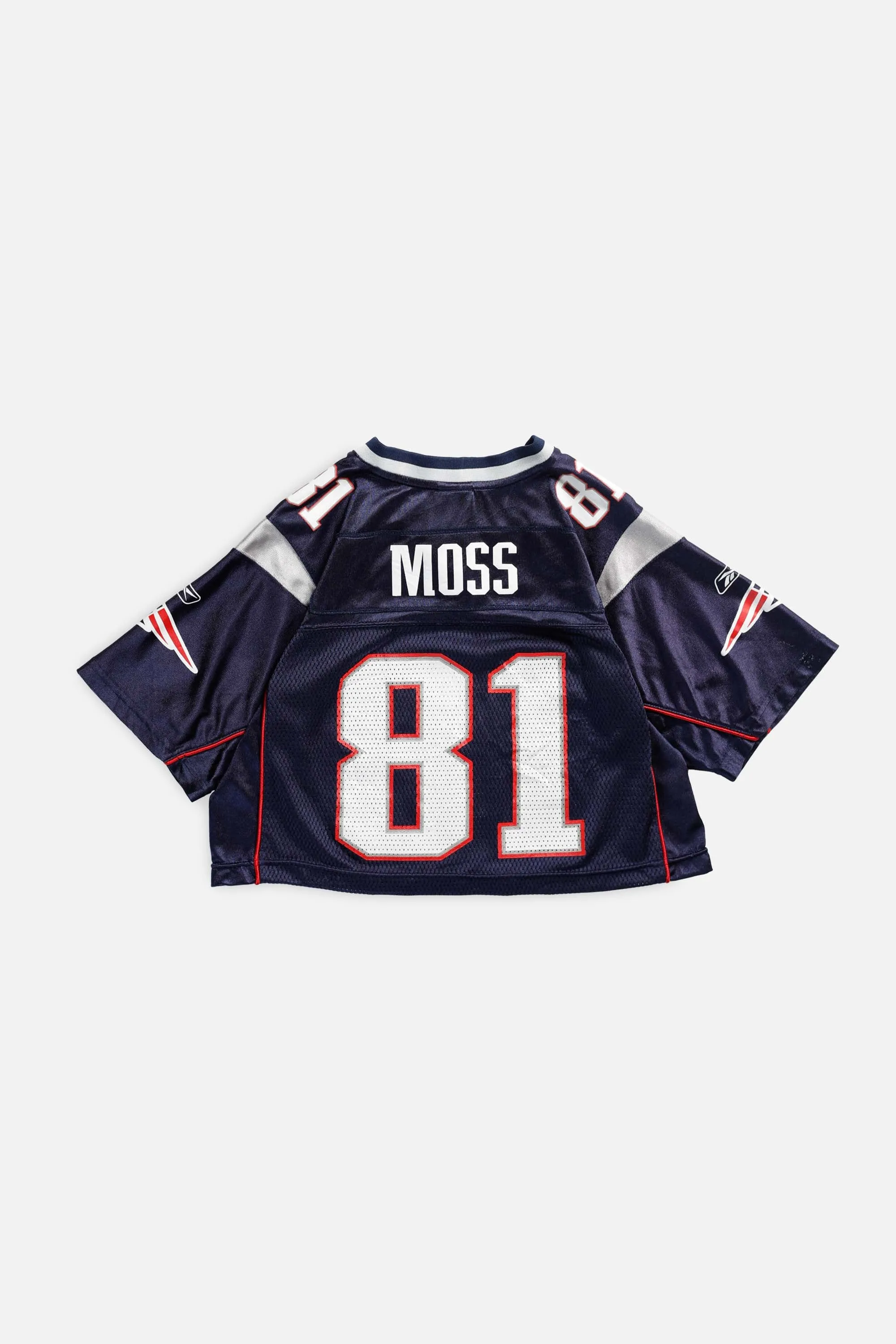 Rework Patriots Crop NFL Jersey - S