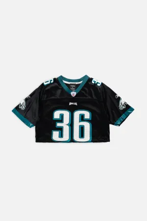 Rework Philadelphia Eagles Crop NFL Jersey - XS