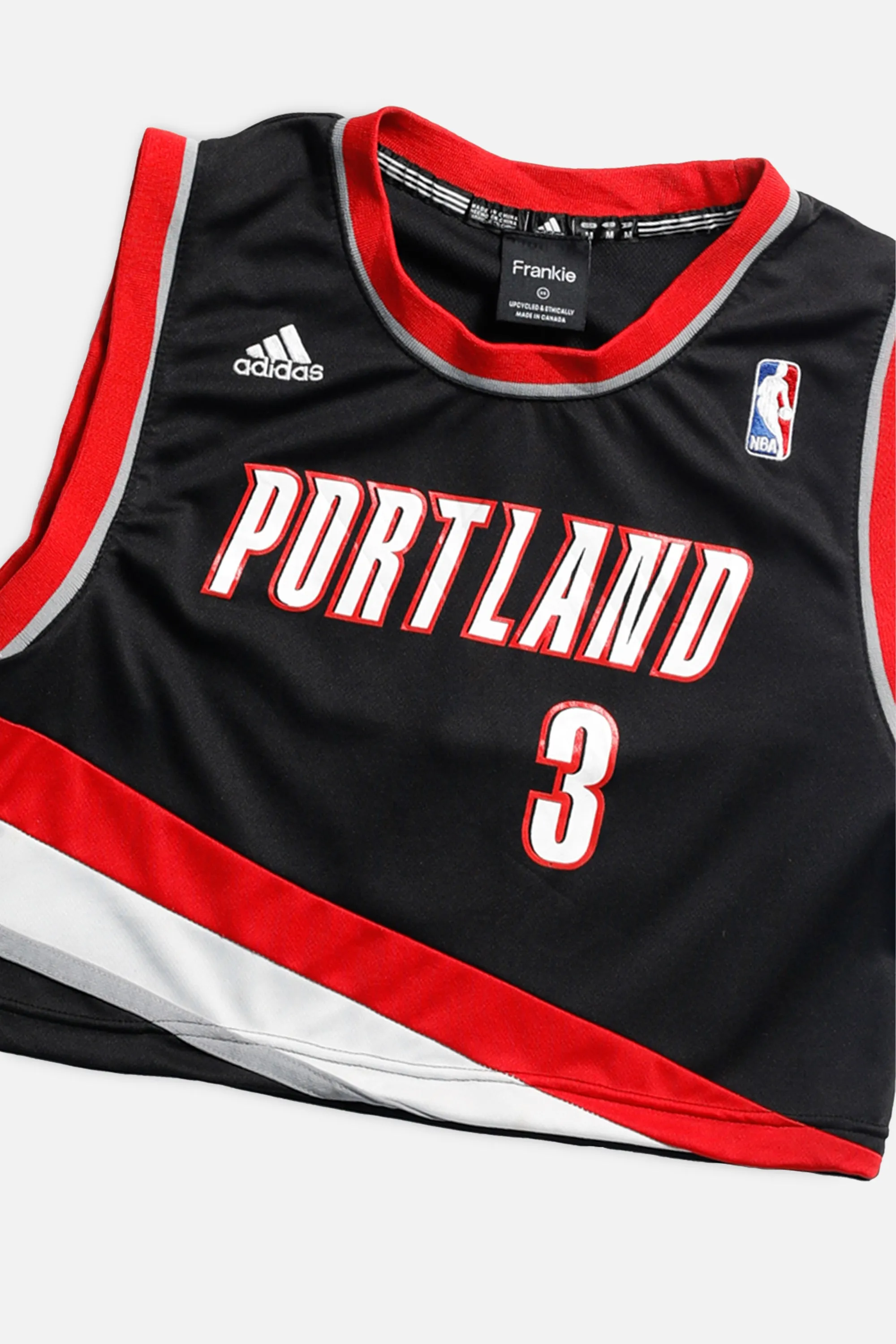 Rework Portland Trail Blazers NBA Crop Jersey - XS