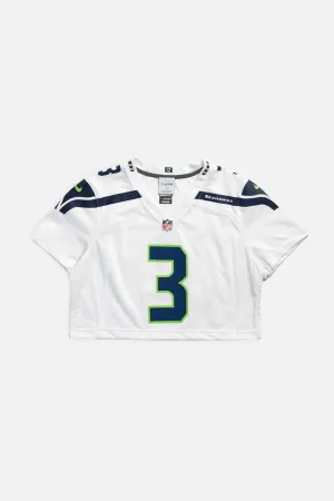 Rework Seattle Seahawks Crop NFL Jersey - M