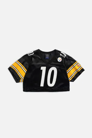 Rework Steelers Crop NFL Jersey - S