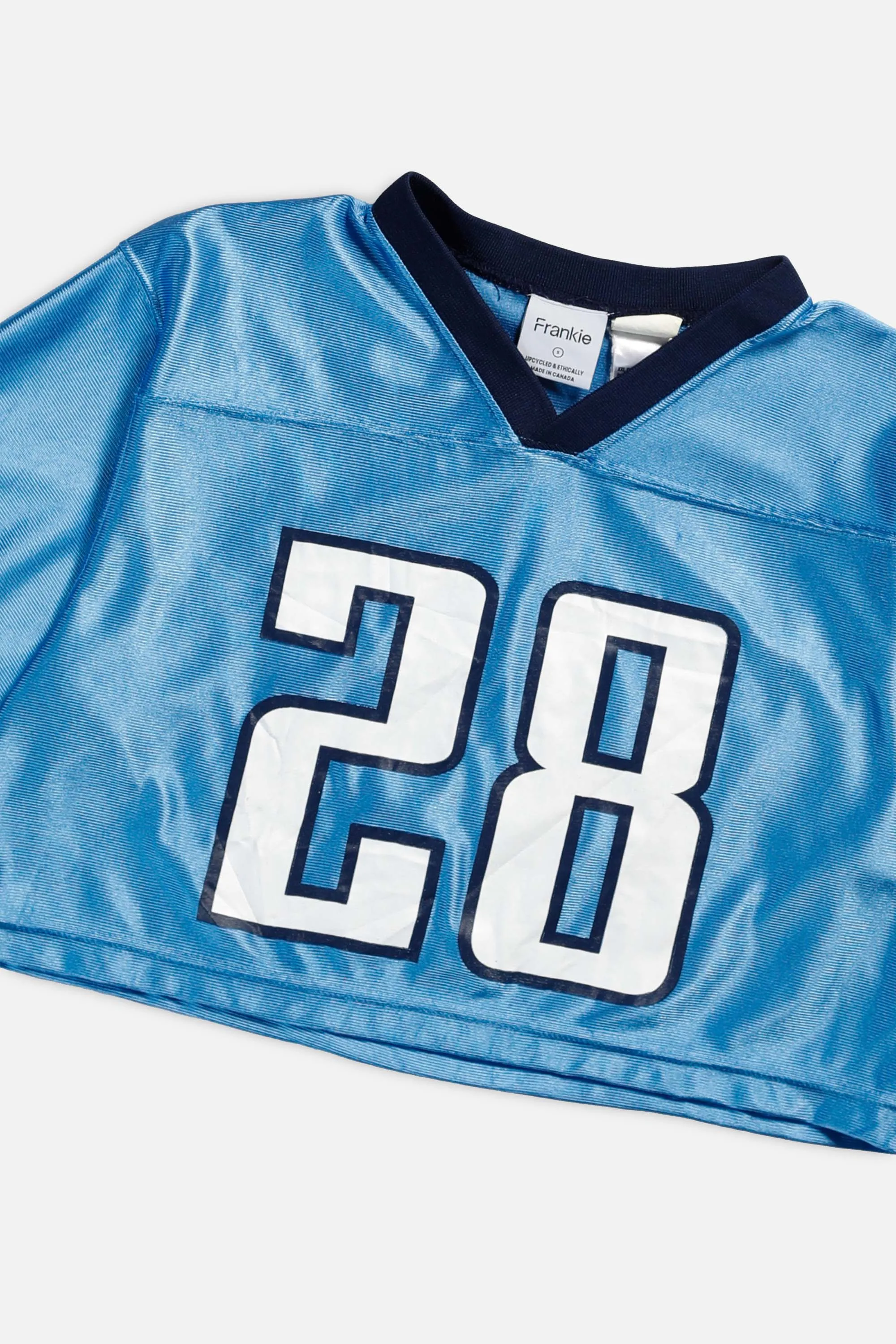 Rework Tennessee Titans Crop NFL Jersey - S