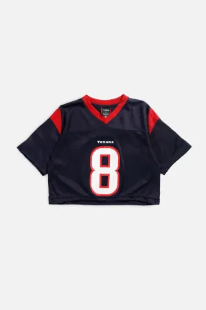 Rework Texans Crop NFL Jersey - L