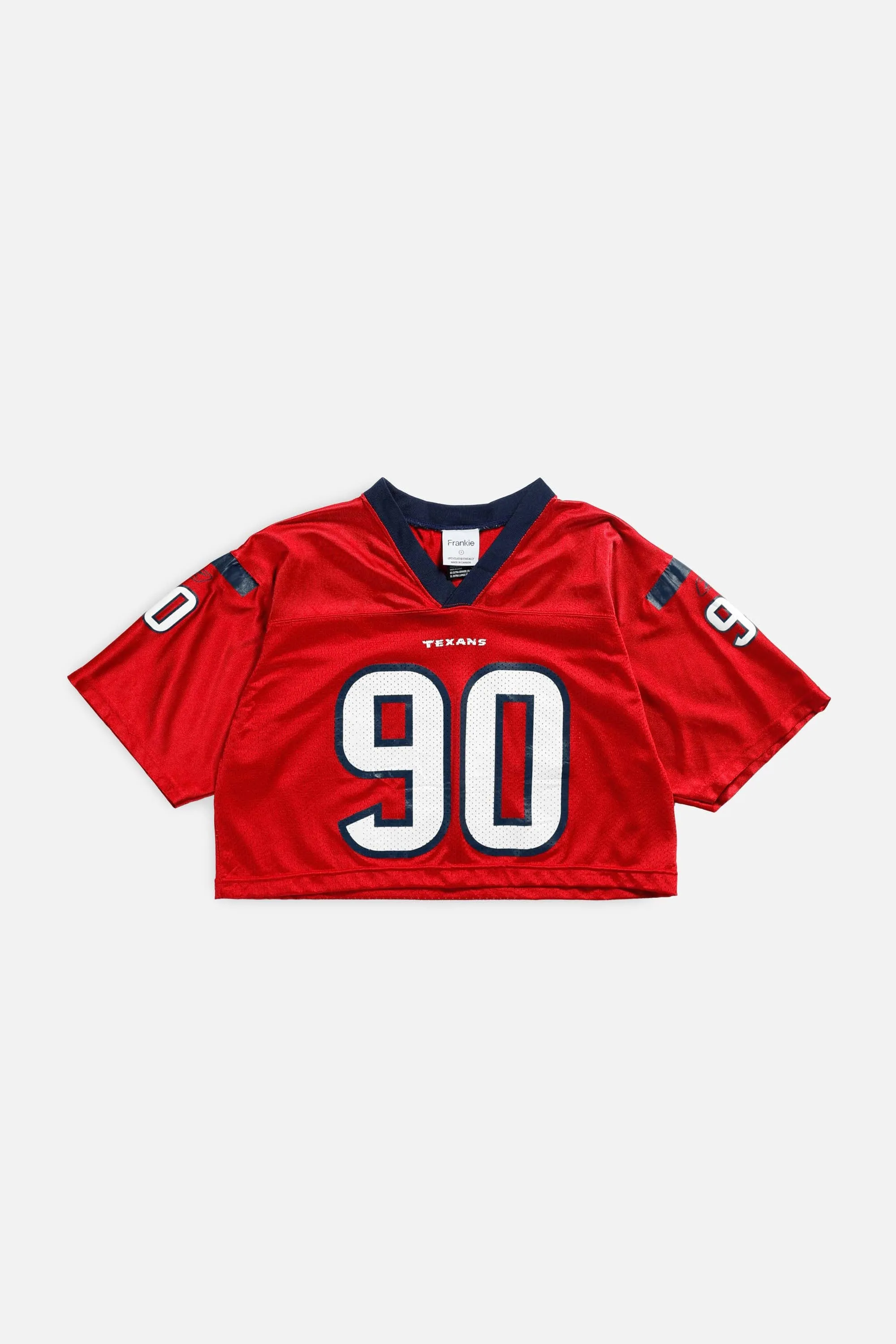 Rework Texans Crop NFL Jersey - S