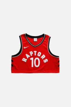 Rework Toronto Raptors NBA Crop Jersey - XL