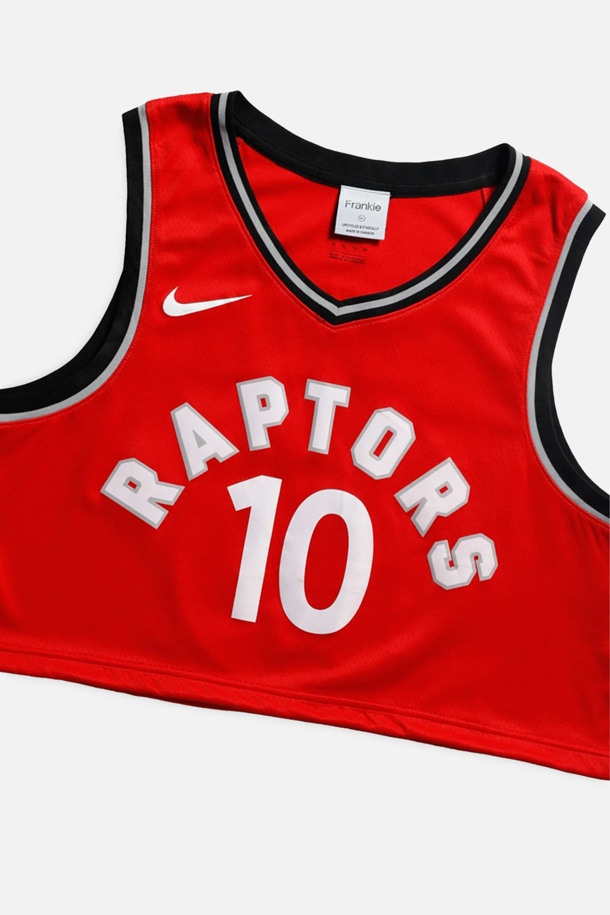 Rework Toronto Raptors NBA Crop Jersey - XL