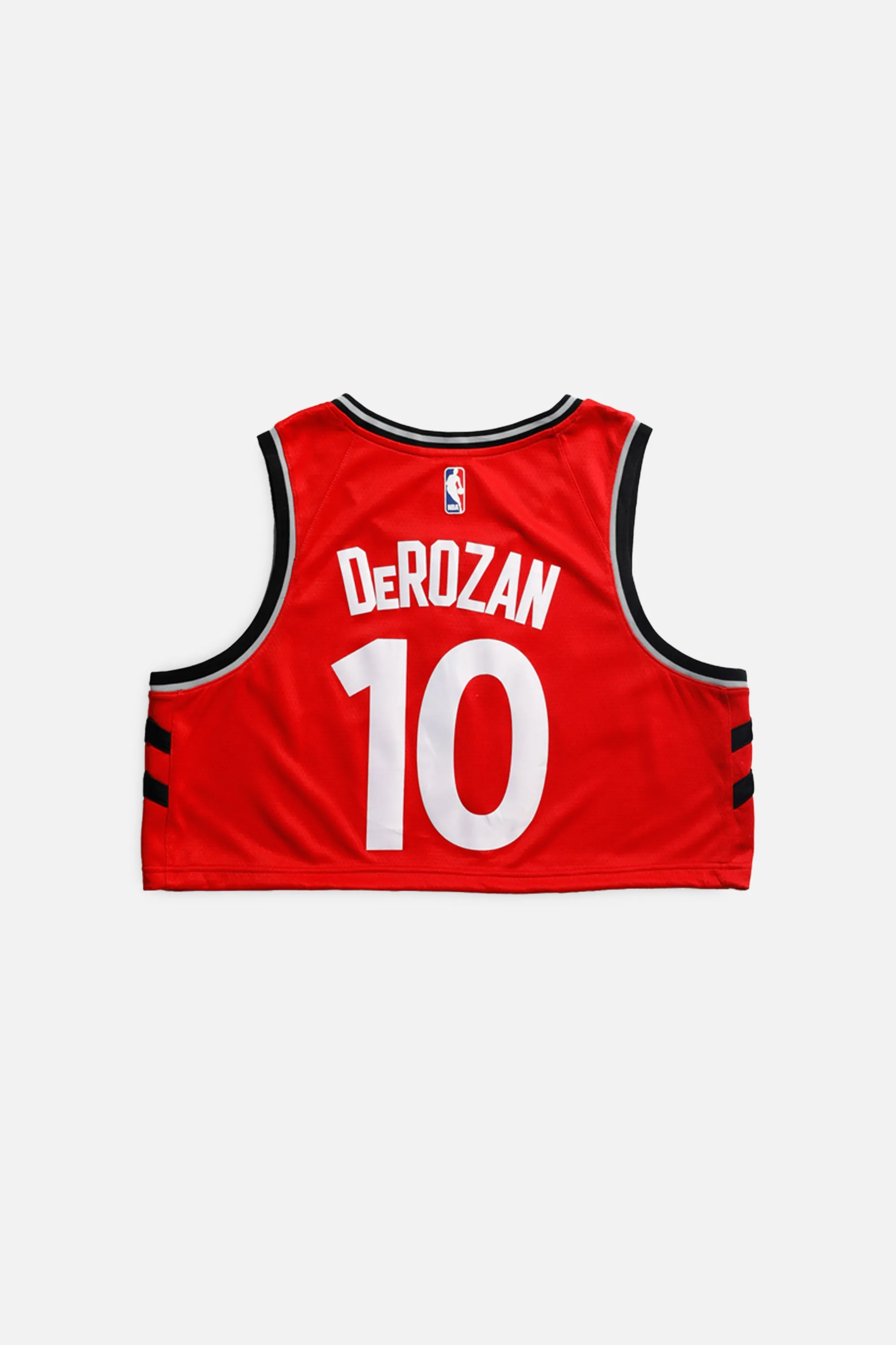 Rework Toronto Raptors NBA Crop Jersey - XL