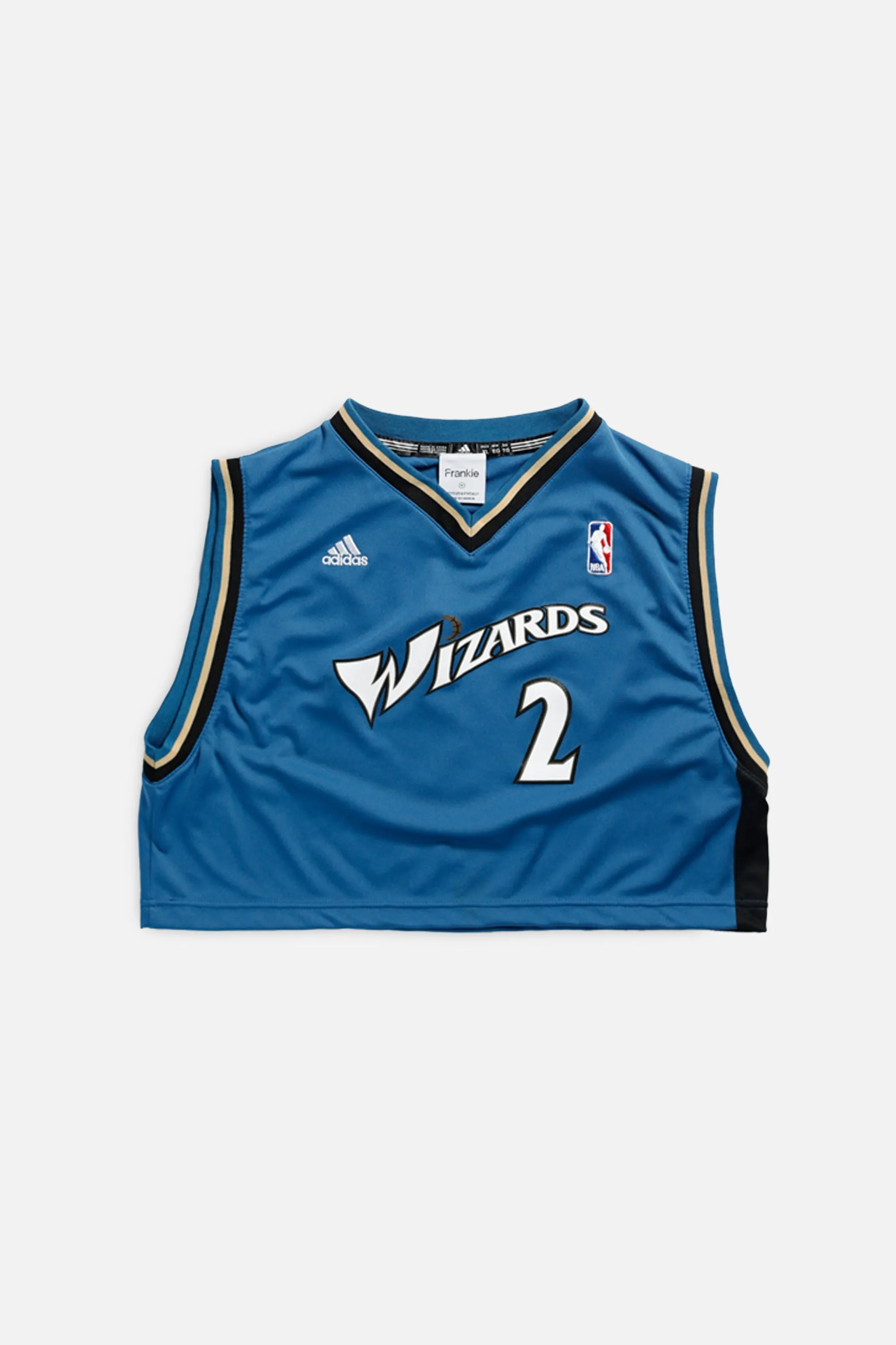 Rework Washington Wizards NBA Crop Jersey - M