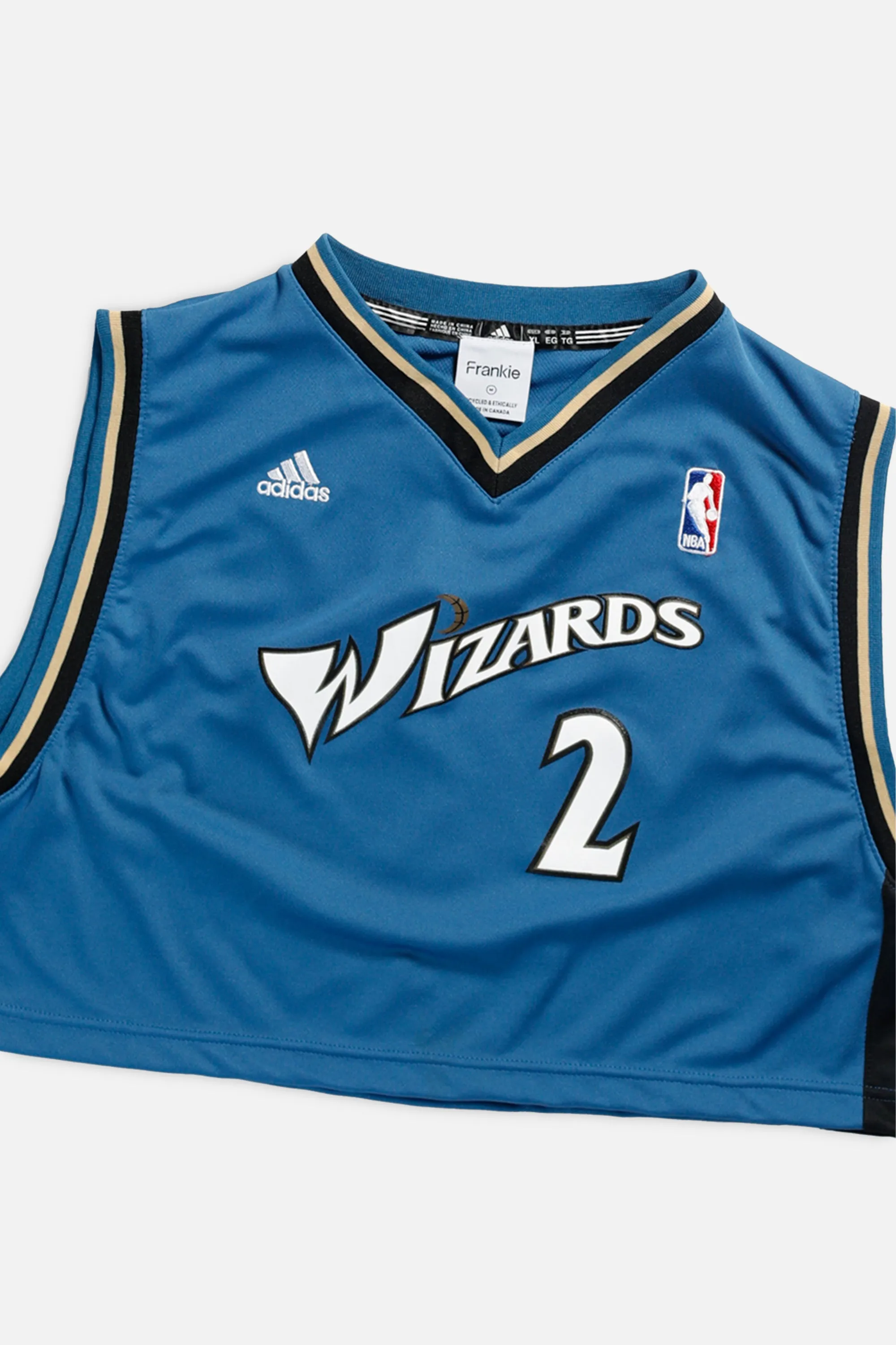 Rework Washington Wizards NBA Crop Jersey - M