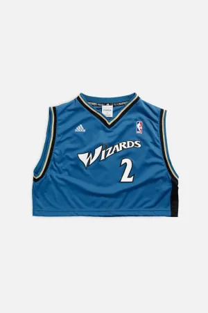 Rework Washington Wizards NBA Crop Jersey - M