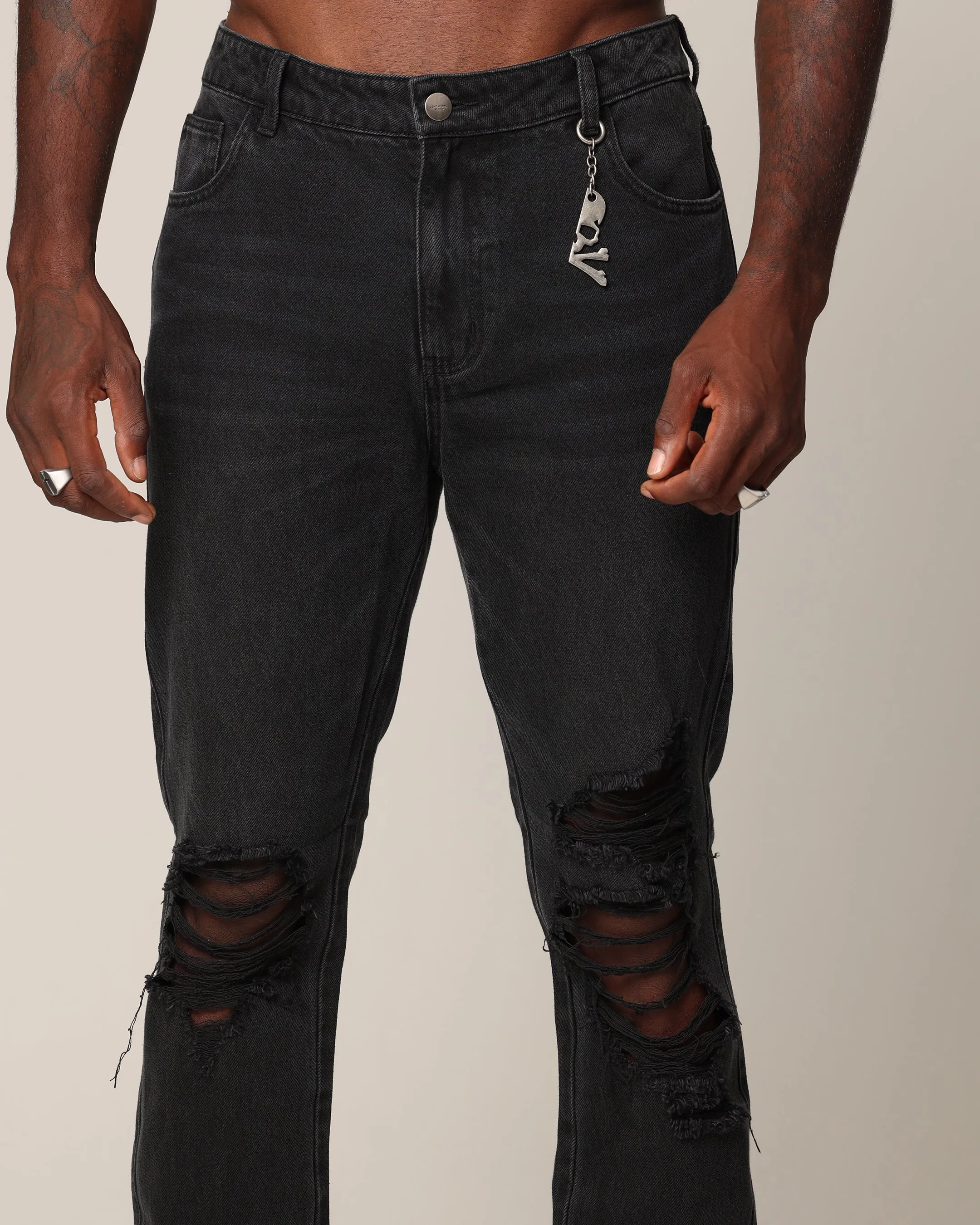 Saint Morta Deadbeat Fimi Jeans Black Shadow