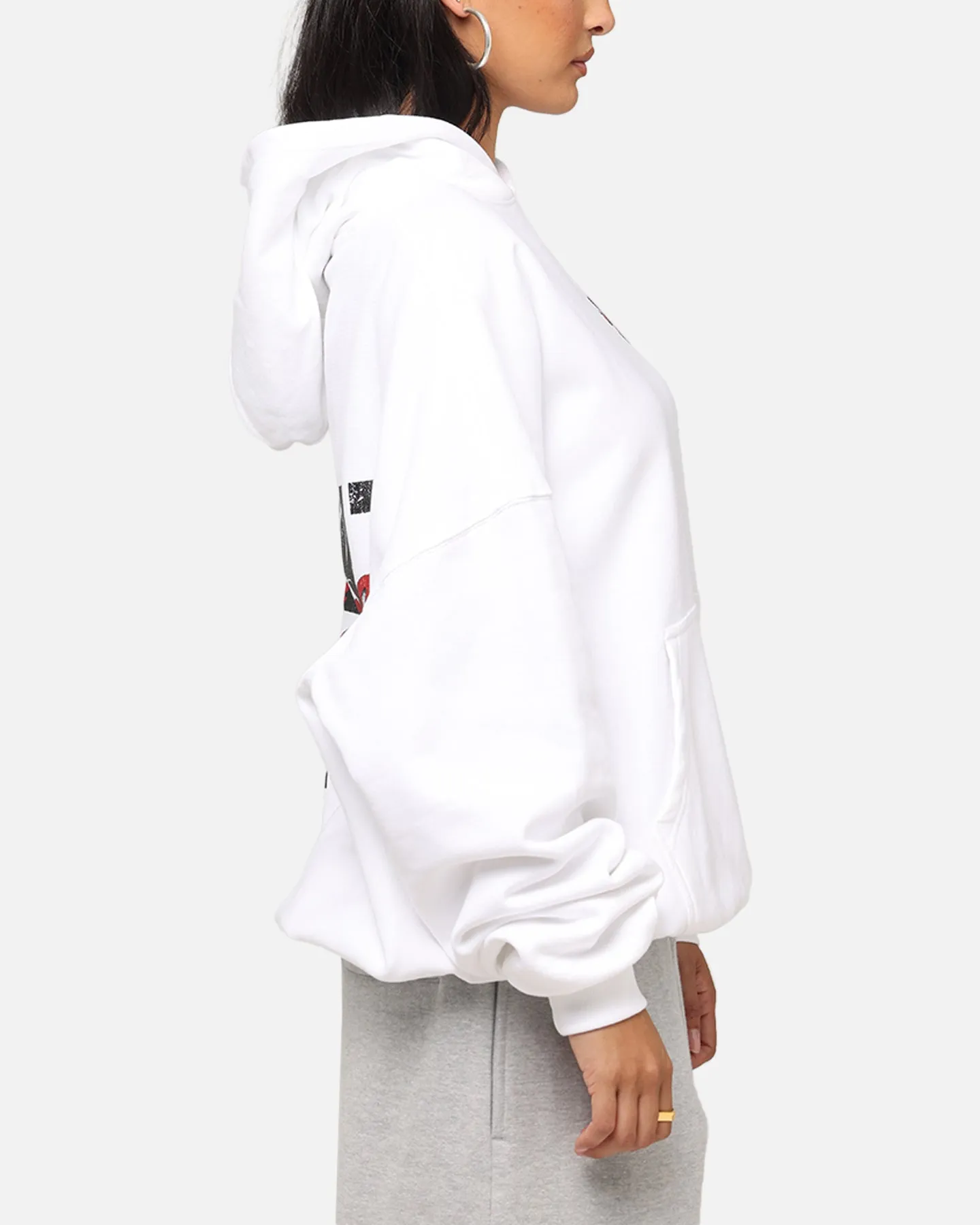 Saint Morta Forever Boxy Hoodie White