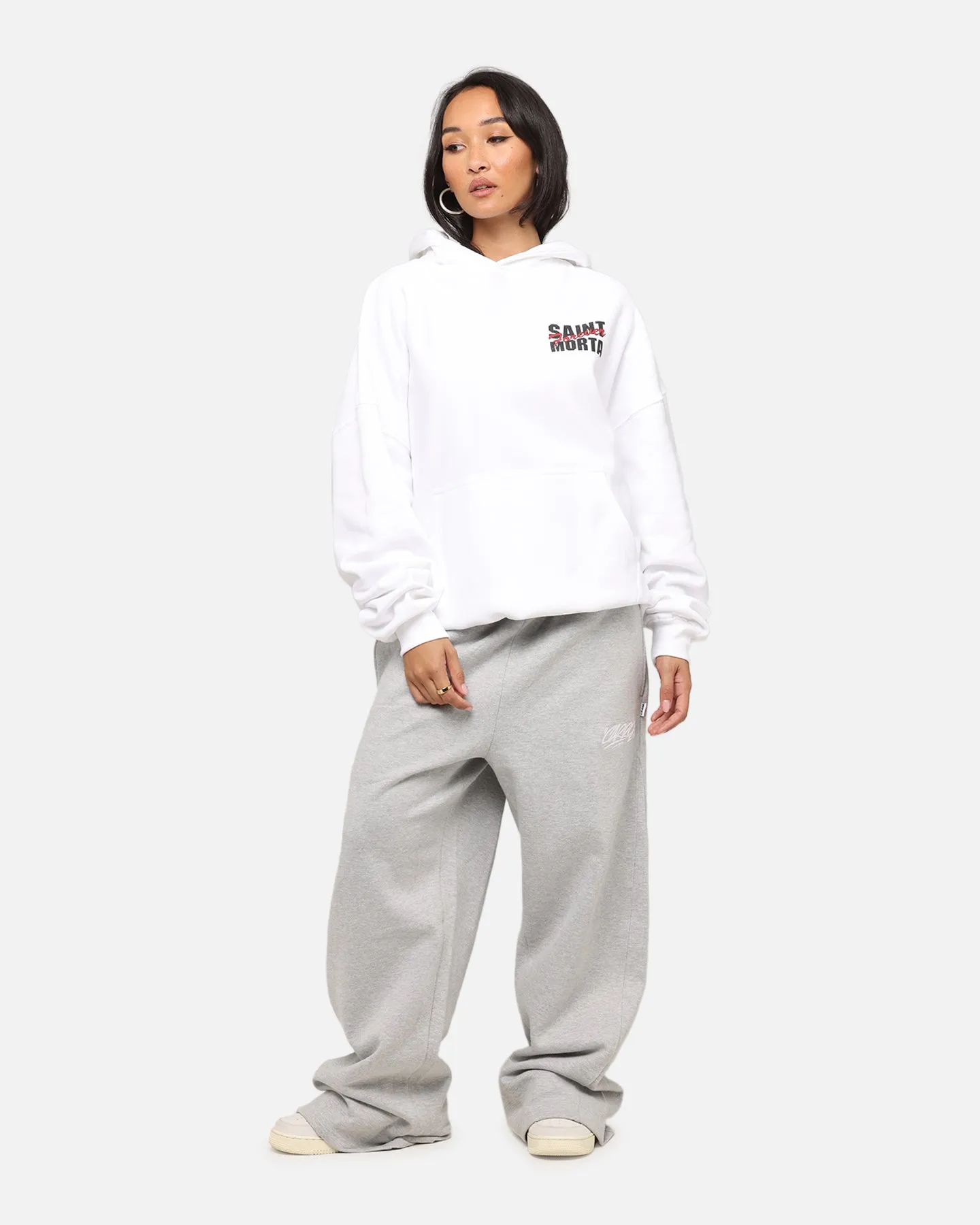 Saint Morta Forever Boxy Hoodie White