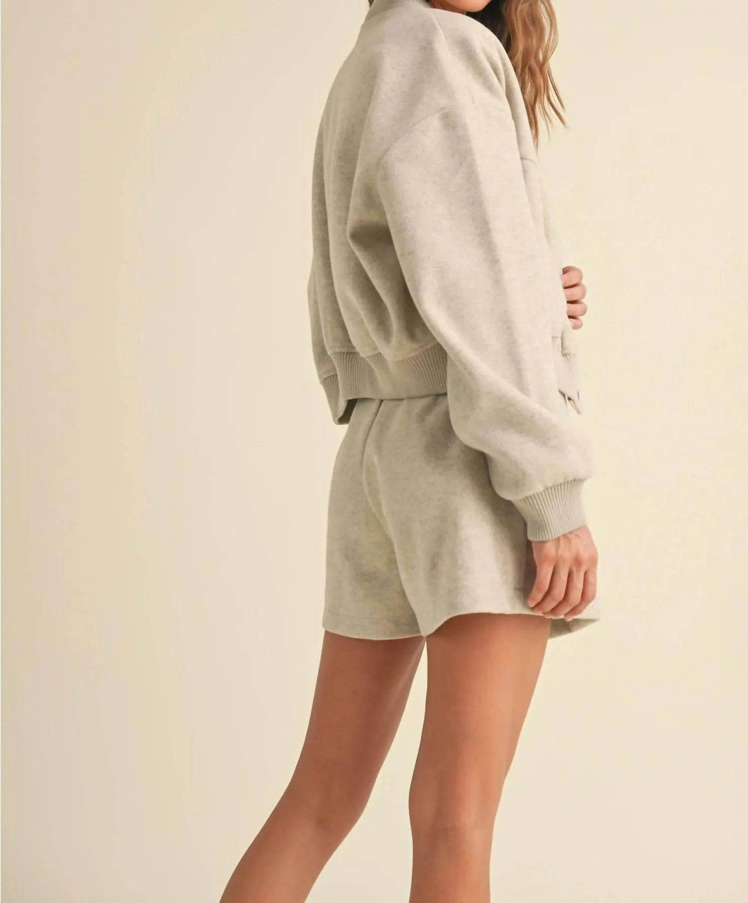 Soft Casual Skort In Oatmeal
