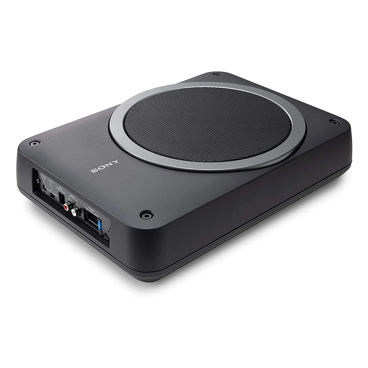 Sony Mobile XS-AW8 8 in. Compact Powered Under Seat Subwoofer with Remote Volume Control