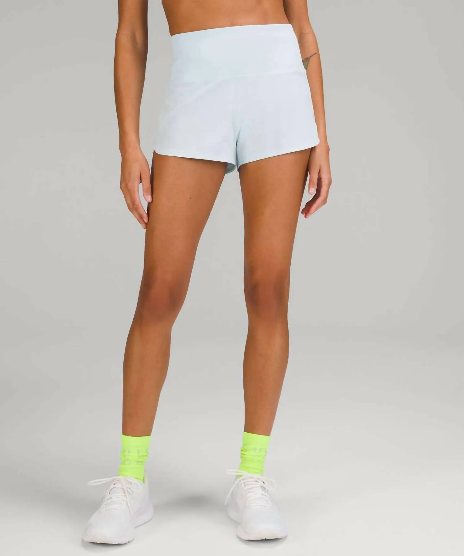 Speed Up High Rise Short In Powder Blue
