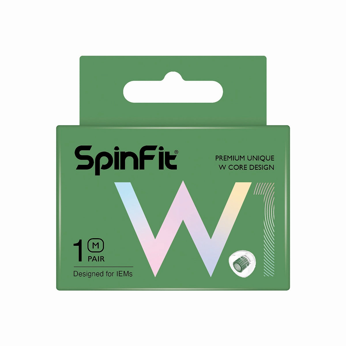 Spinfit W1 Silicon Eartips (1 Pair)