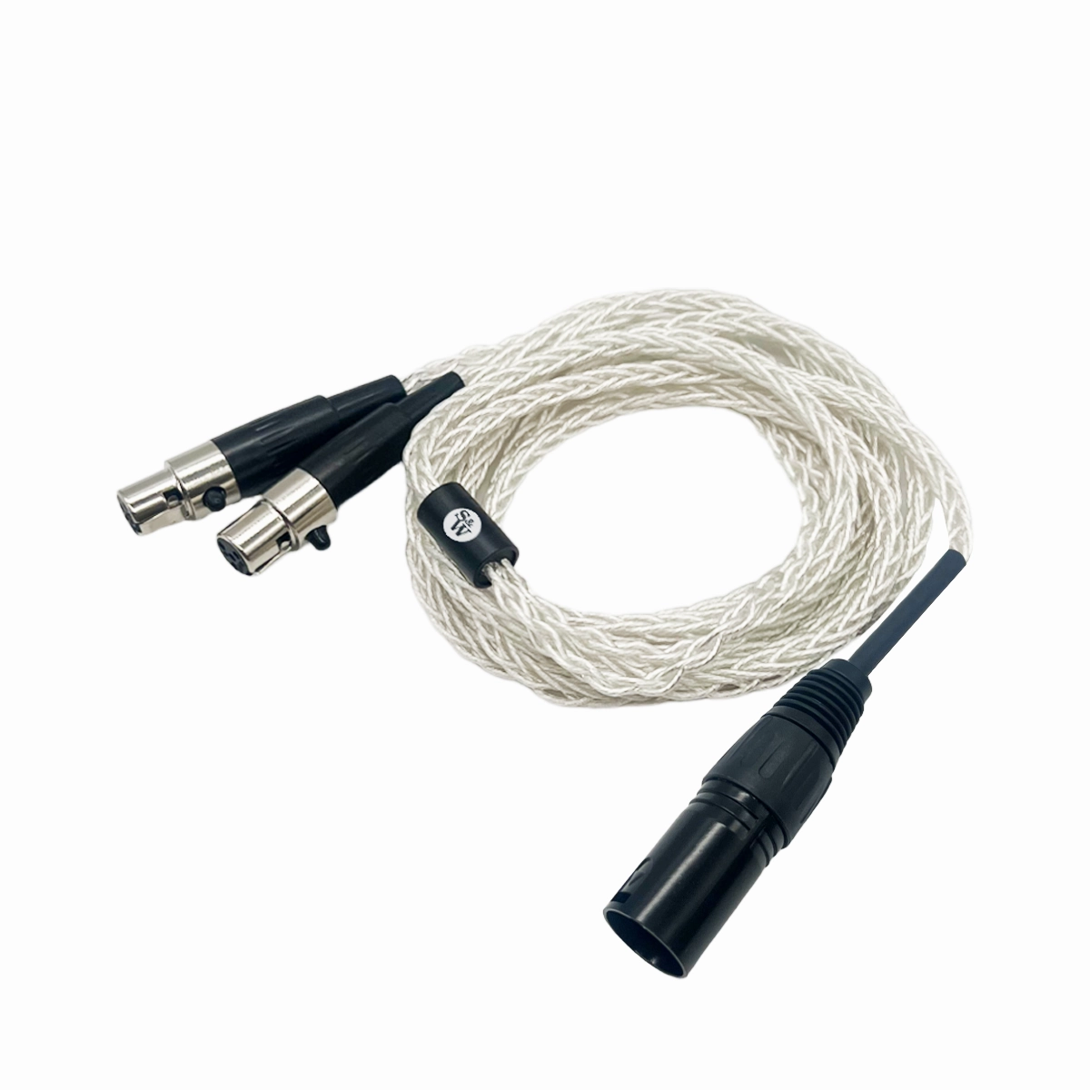 Strauss & Wagner Cannes Mini-XLR 4-pin XLR Balanced 8-core OFC Silver Headphone Cable (Open Box)