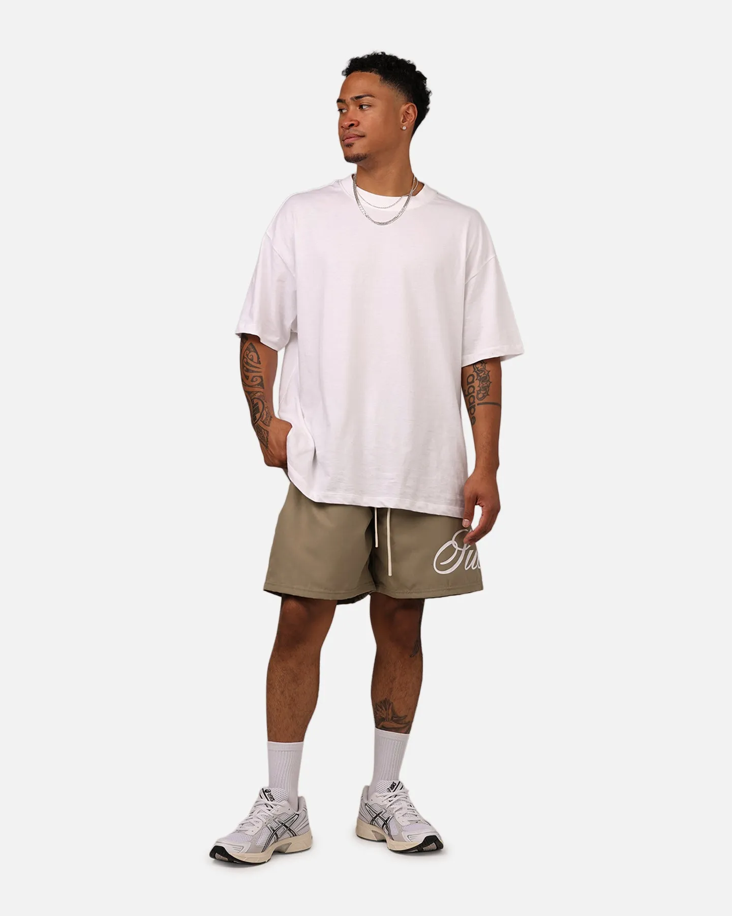 Sworn To Us Spirit Angel Swim Shorts Mushroom