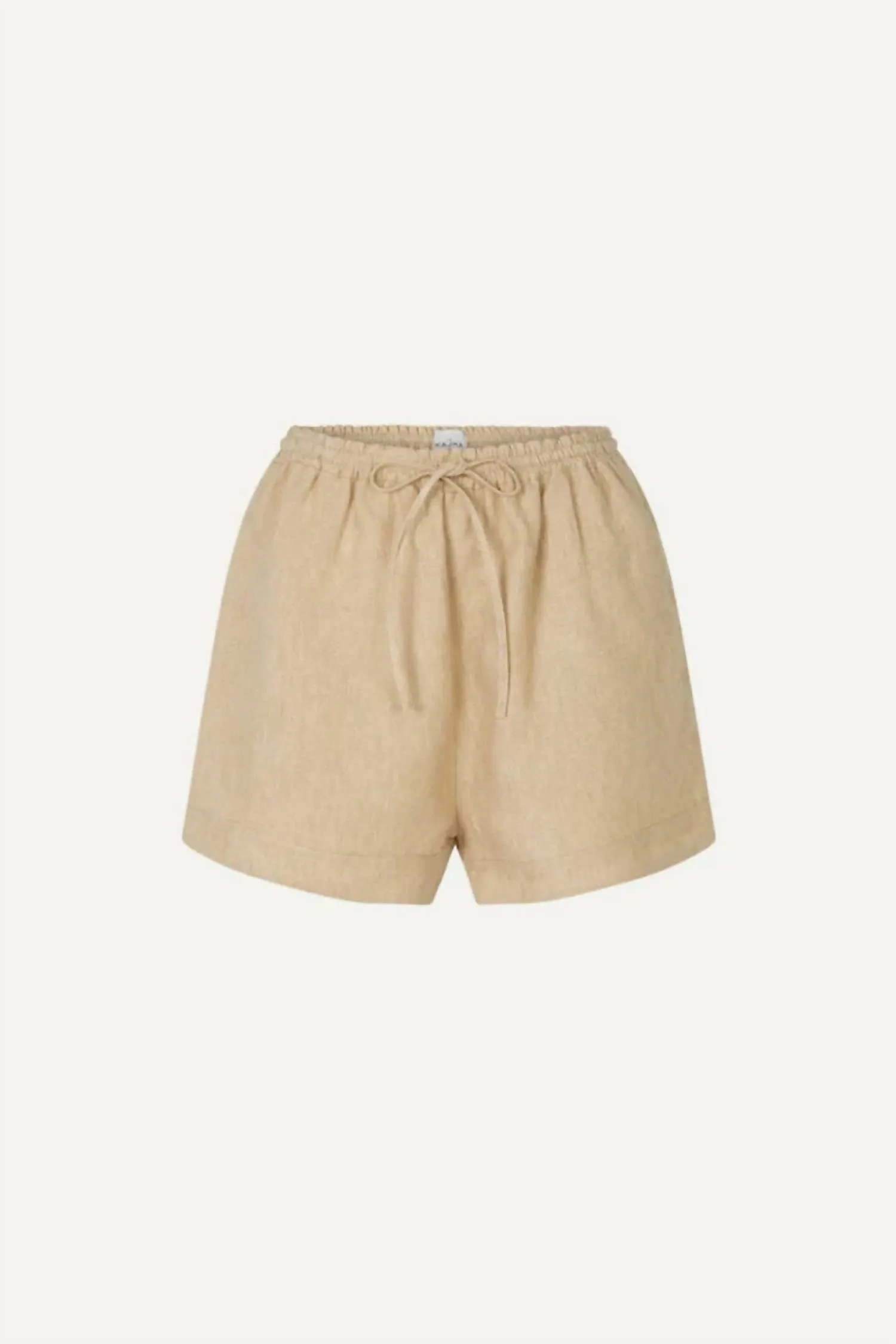 Tabal Linen Short In Straw