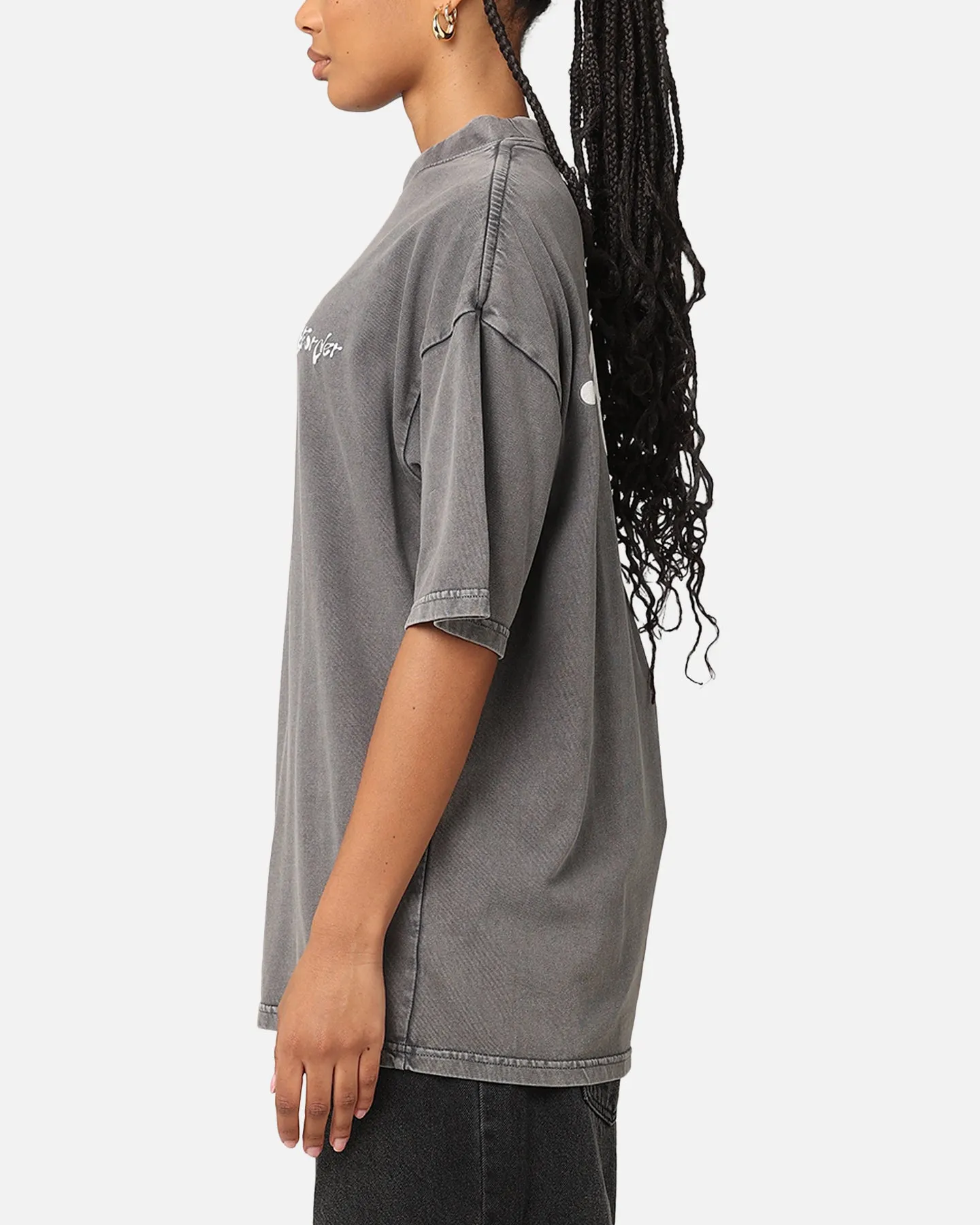 The Anti Order A2K Mock Neck T-Shirt Washed Charcoal