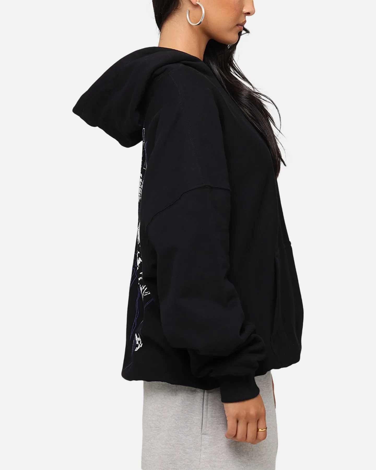 The Anti Order Agma Boxy Hoodie Black