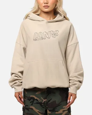 The Anti Order Dimension Boxy Hoodie Stone