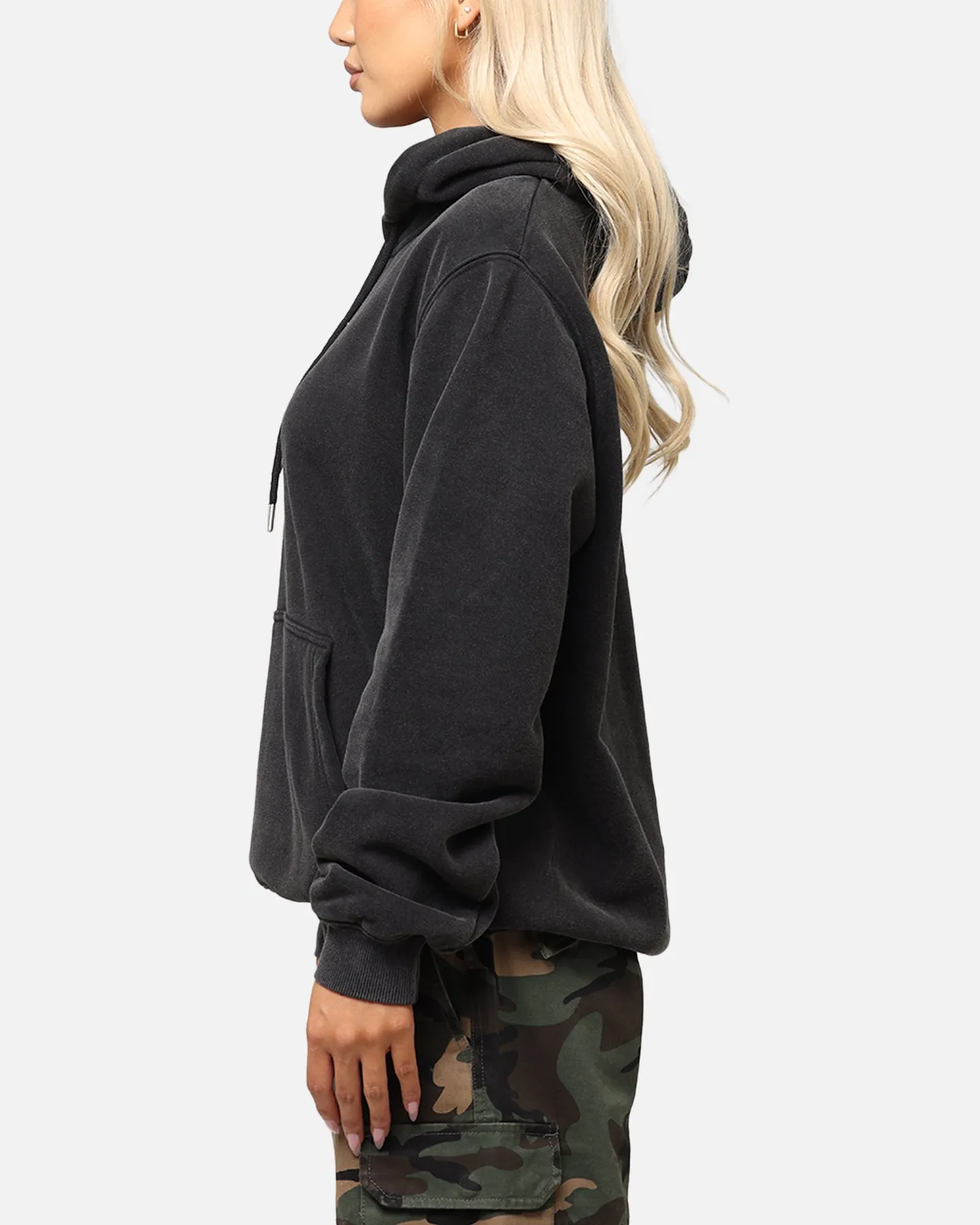 The Anti Order Dimension Boxy Hoodie Vintage Black