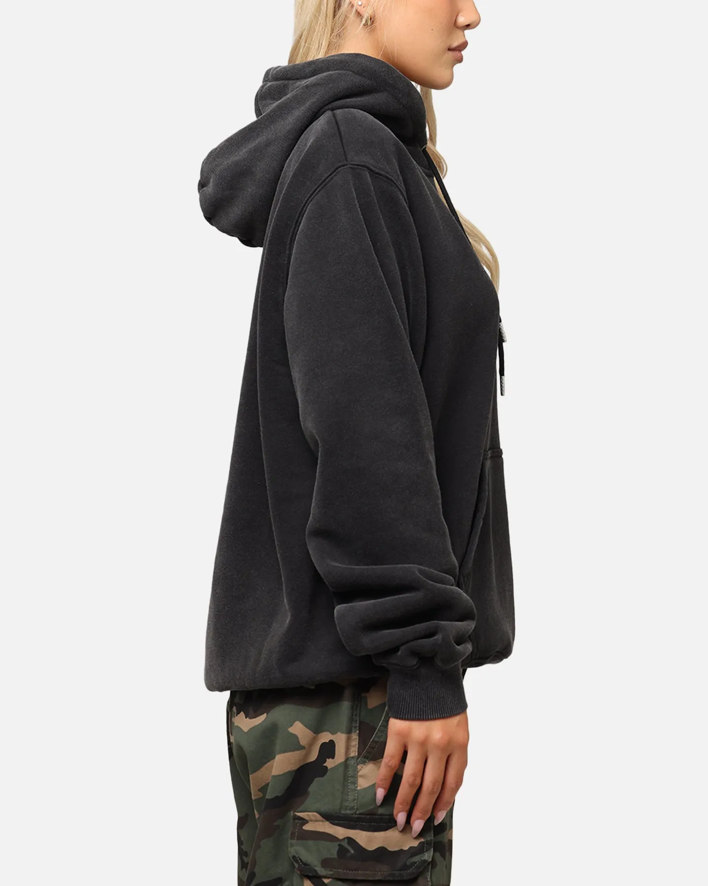 The Anti Order Dimension Boxy Hoodie Vintage Black